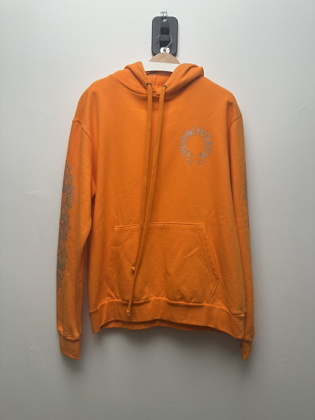 Chrome Hearts Chrome Hearts Silver Horseshoe Orange Hoodie Size US M / EU 48-50 / 2 - 1 Thumbnail