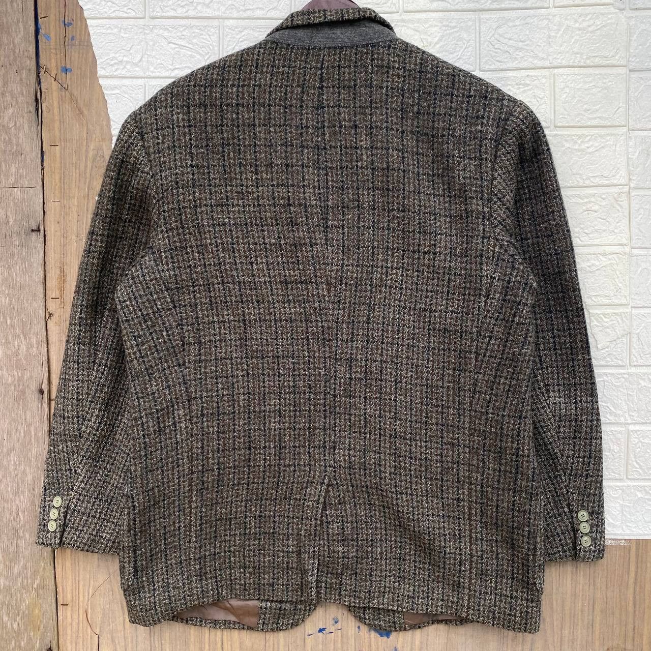 Harris Tweed × Vintage Harris Tweed X Silver Arrow X Takashimaya Wool Coat Blazer Size US L / EU 52-54 / 3 - 7 Thumbnail