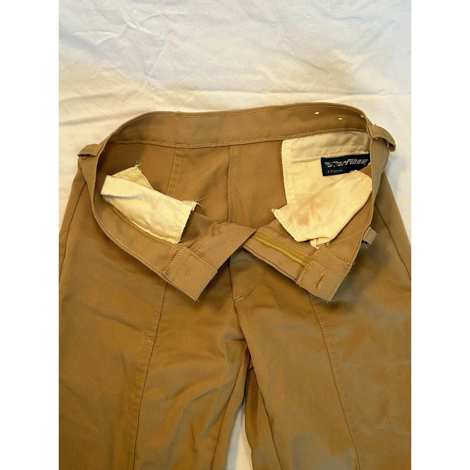 Other Vintage 70s JC Penney High-Waisted Flare Pants, Size 4 Size 27" / US 4 / IT 40 - 3 Thumbnail