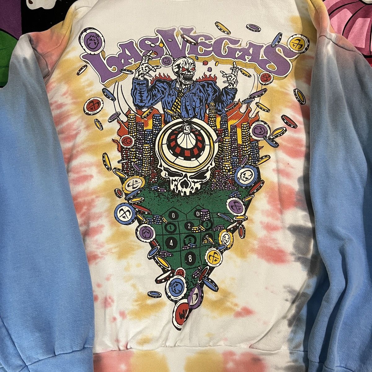 Warren Lotas WARREN LOTAS TYE DYE LAS VEGAS ROULETTE HOODIE 2XL XXL Size US XXL / EU 58 / 5 - 1 Thumbnail