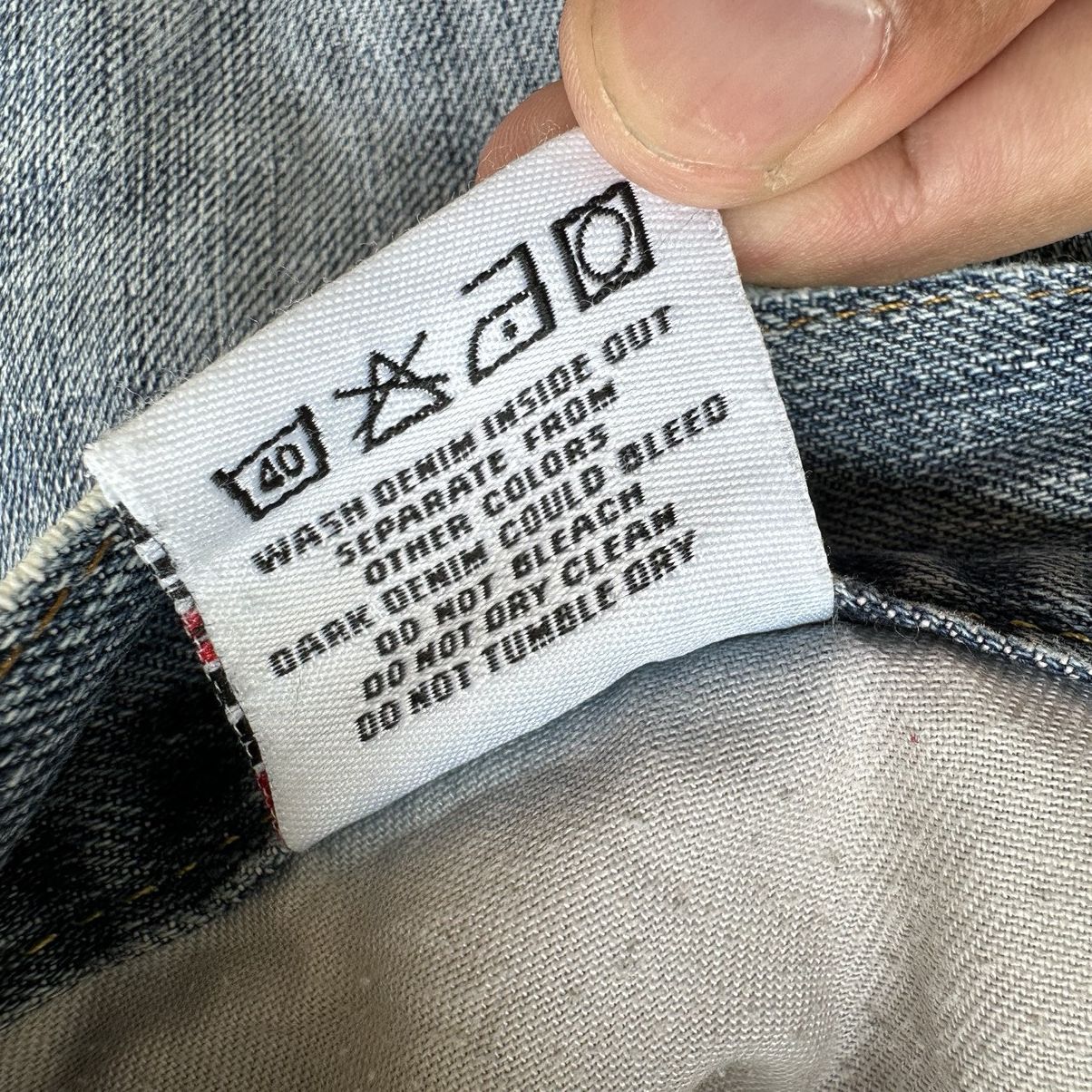 Japanese Brand Vintage Jag Distressed Faded Denim Jean Pant W29 Size US 29 - 9 Thumbnail
