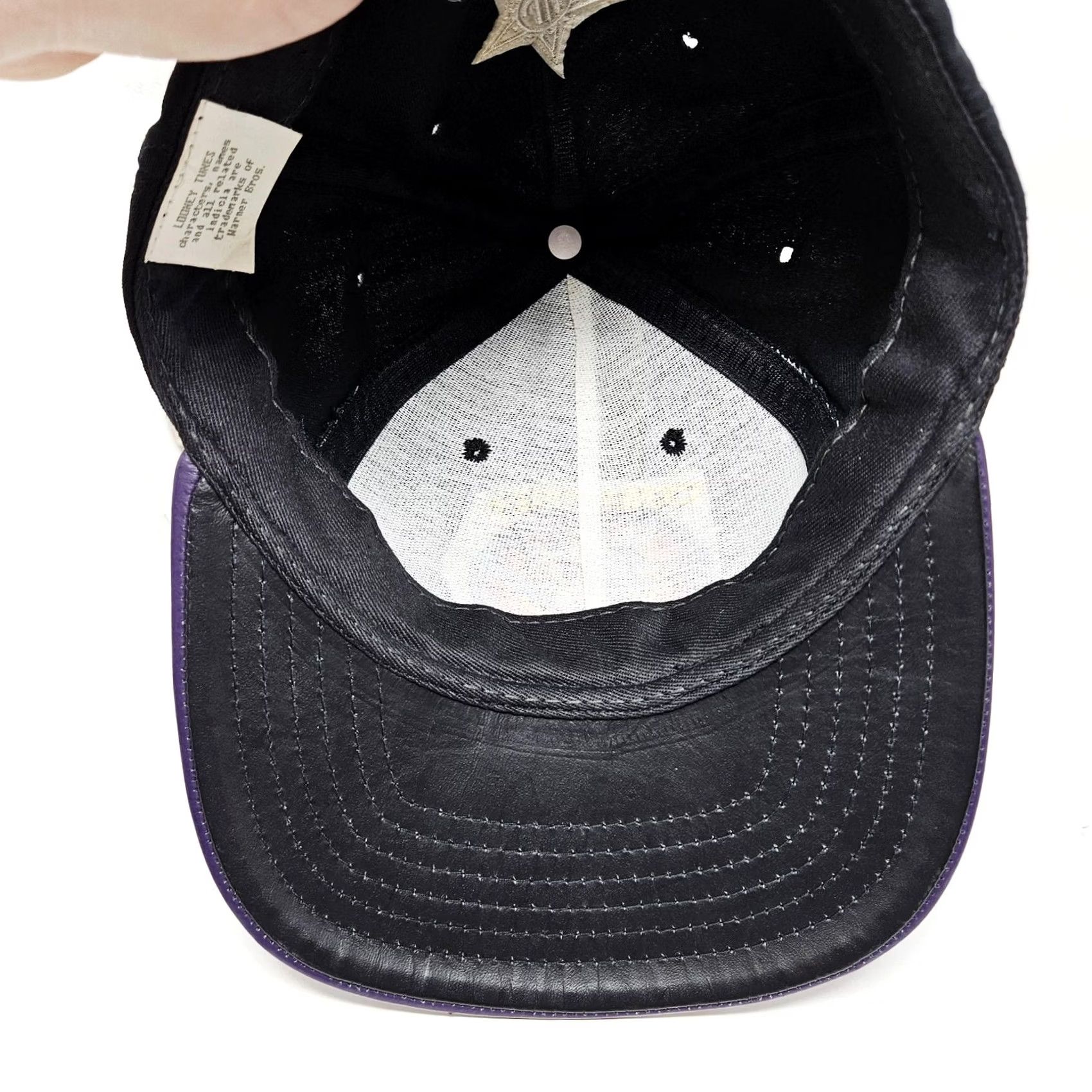 Vintage VINTAGE Looney Tunes Hat Cap Baseball Strap Back One Size Black Mens Cartoon 90s Size ONE SIZE - 6 Thumbnail