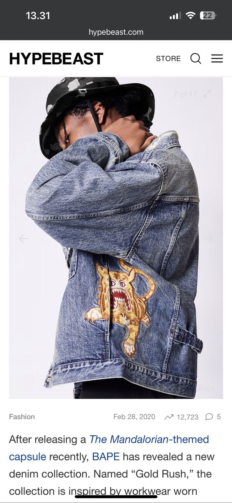 Bape Gold Rush Denim Jacket Size US S / EU 44-46 / 1 - 10 Thumbnail