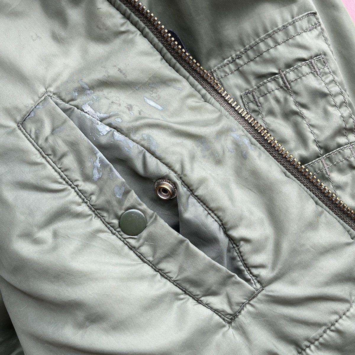 Toyo Enterprises VINTAGE DISTRESSED BOMBER WAKU WAKU WORK TOYO ENTERPRISE Size US L / EU 52-54 / 3 - 16 Thumbnail