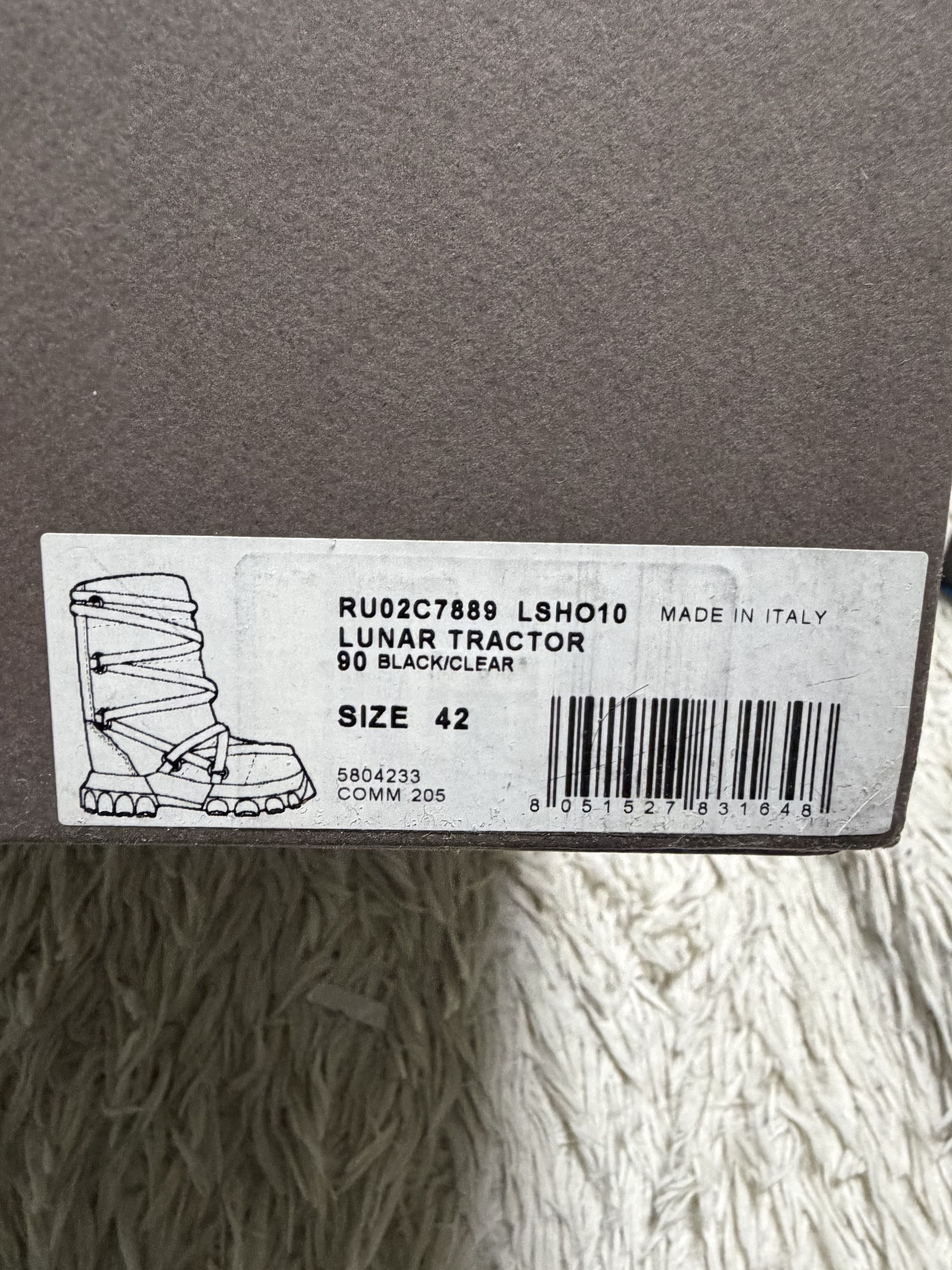 Rick Owens (42) Rick Owens Shearling Lunar Tracker Boots Size US 9 / EU 42 - 5 Thumbnail