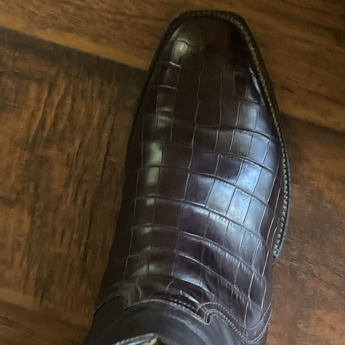 Lucchese Rare Lucchese Cowboy Boot 10 Elliot Nile crocodile Western Size US 10 / EU 43 - 15 Thumbnail