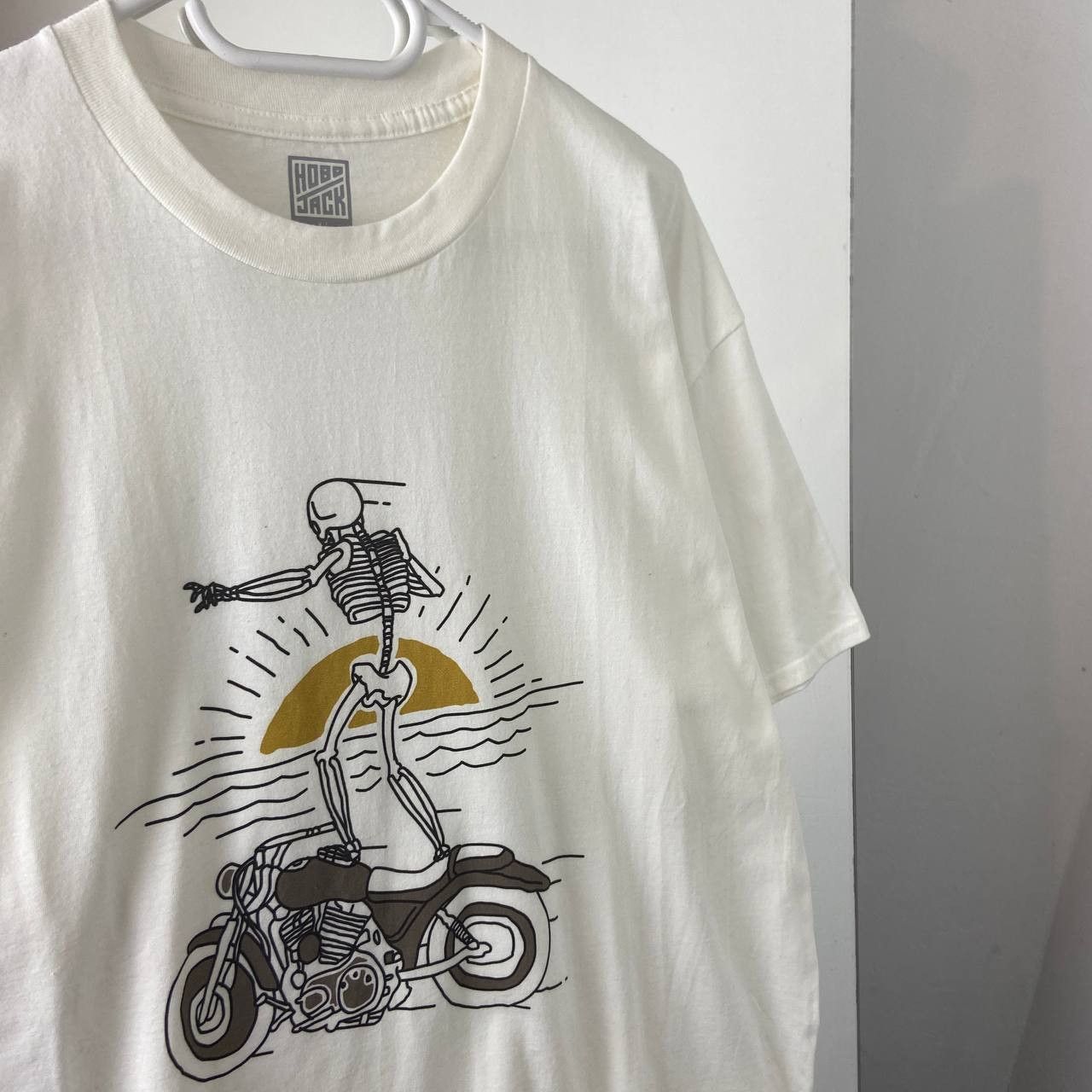 Band Tees Skeleton Motorcycle T-Shirt Oversized Biker Art Streetwear Size US L / EU 52-54 / 3 - 2 Thumbnail
