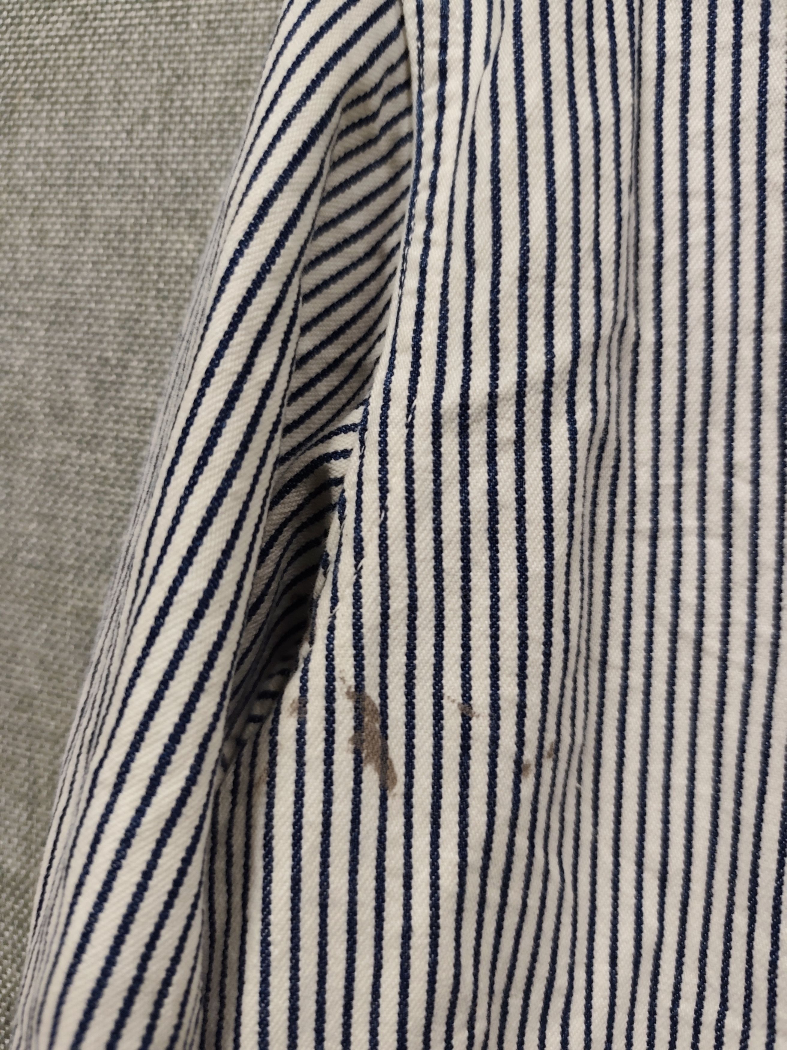 Orslow ORSLOW Hickory Stripe Chore Coat Work Jacket Made In Japan Size US L / EU 52-54 / 3 - 15 Thumbnail