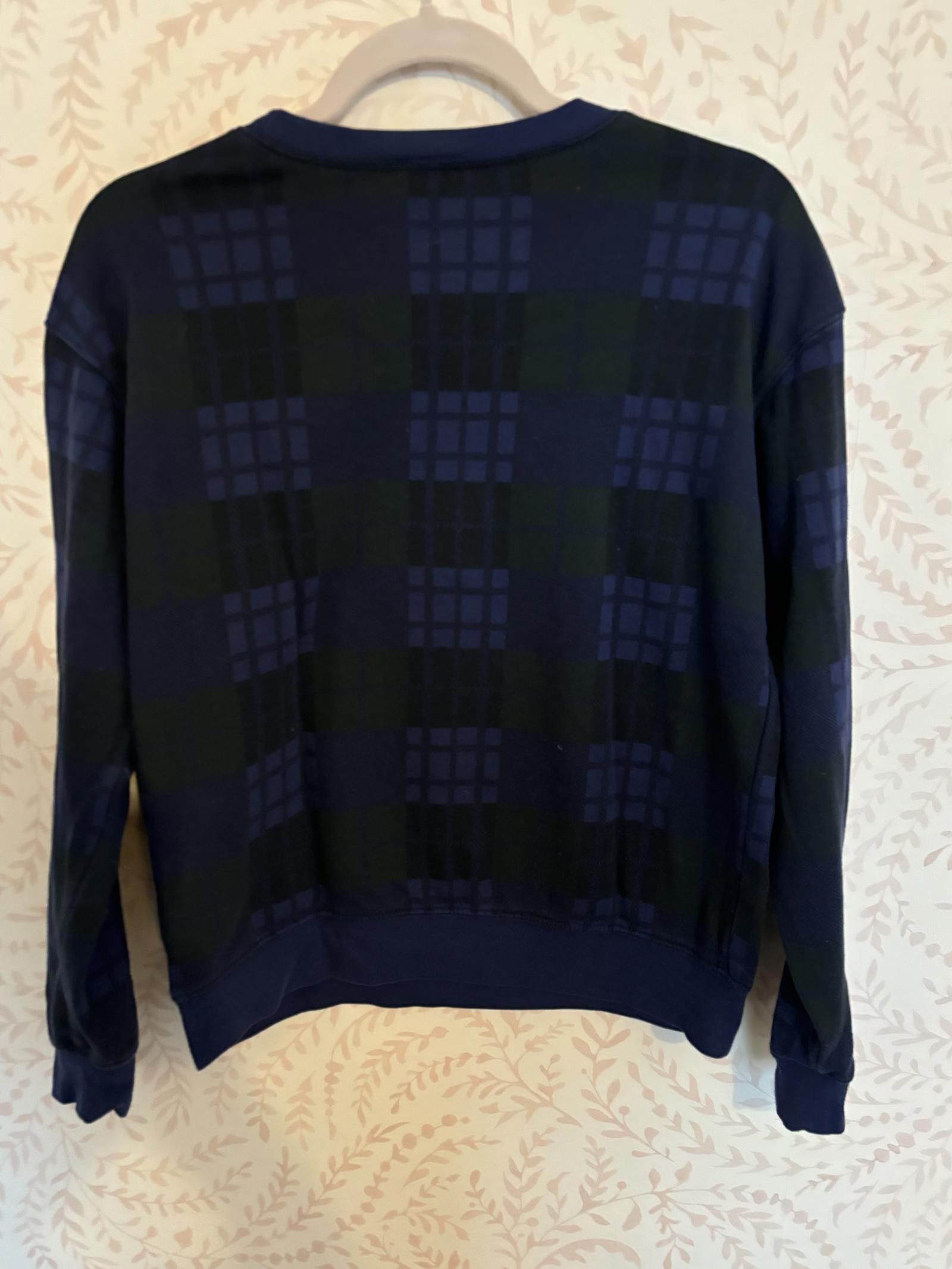 Designer Vintage Style Yale University Logo Sweatshirt - Plaid SMALL Size S / US 4 / IT 40 - 4 Thumbnail