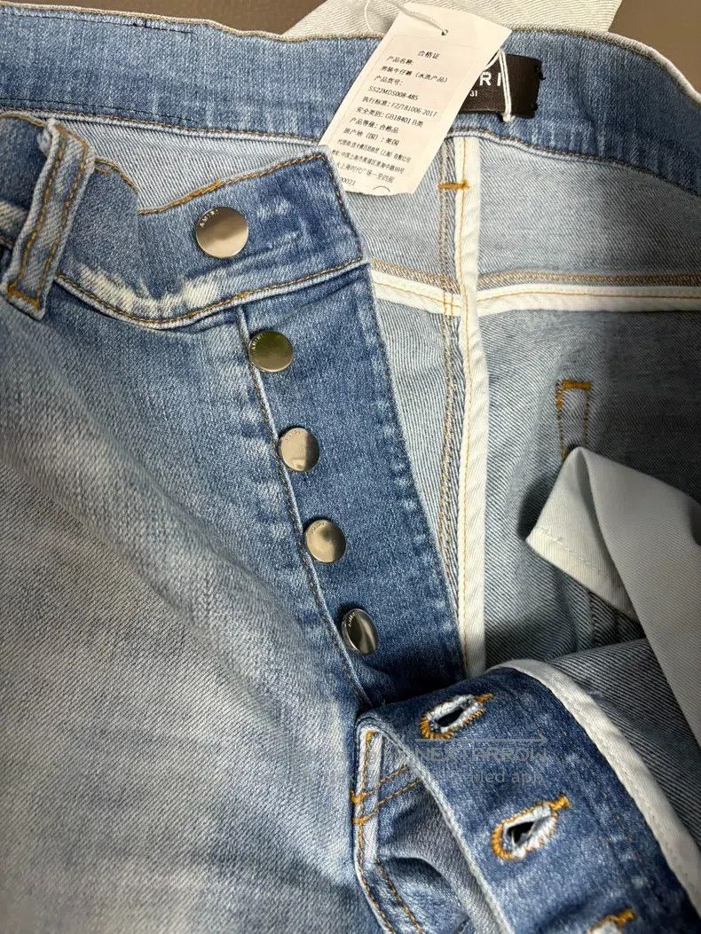 Amiri Amiri Size 31 Patch jeans with holes Size US 31 - 4 Thumbnail