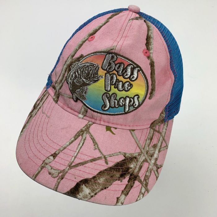 Pink Bass Pro Shops Trucker Mesh Hat Adjustable Cap One Size Unisex 