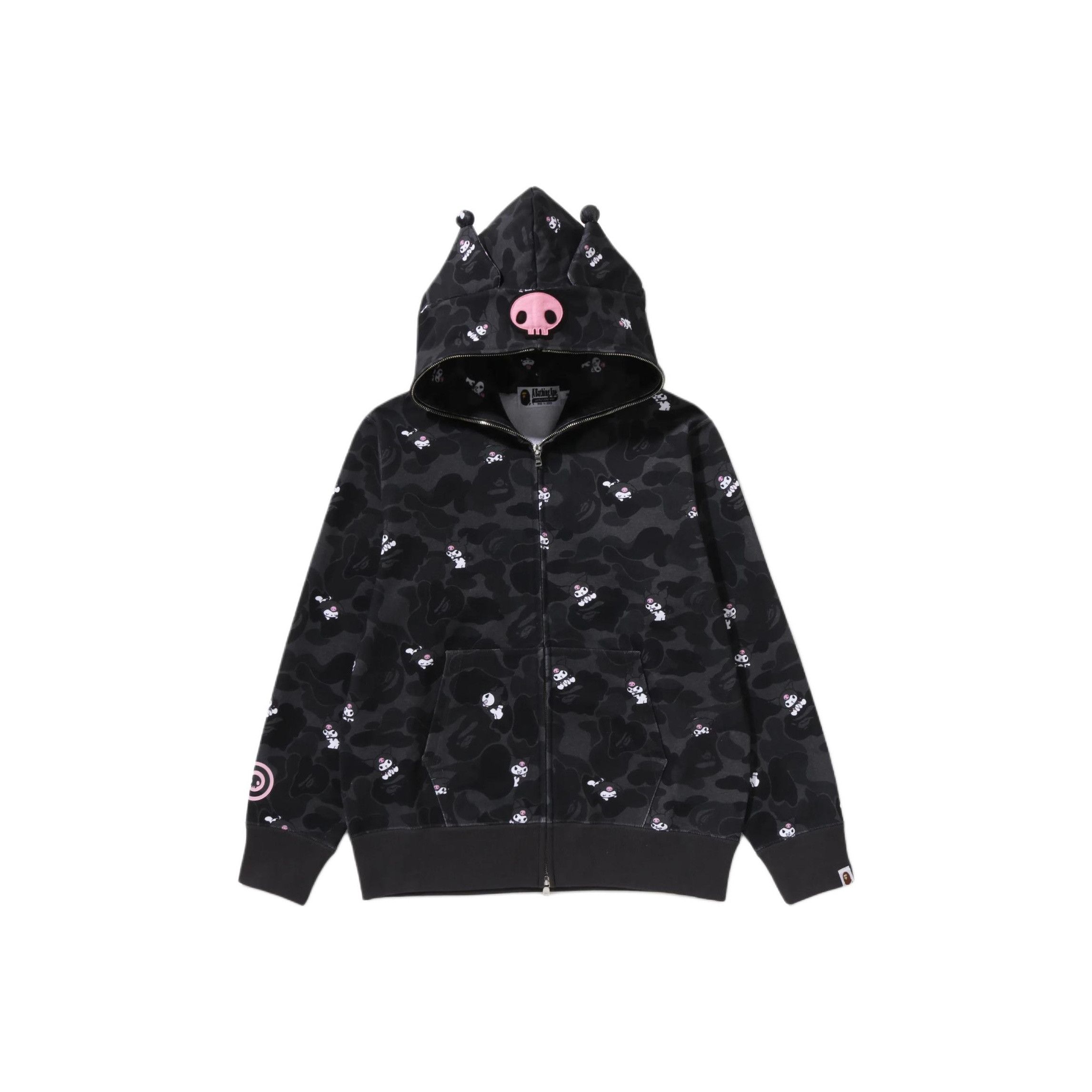 Bape A Bathing Ape x Sanrio Kuromi Camo Hoodie Size XS Size XS / US 0-2 / IT 36-38 - 1 Thumbnail