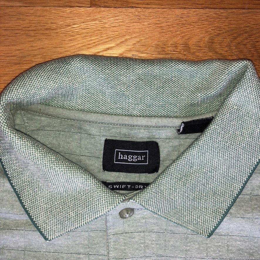 Haggar × Vintage HAGGAR MEN'S FASHIONABLE POLO SHIRT SUMMER Size M Size US M / EU 48-50 / 2 - 2 Thumbnail