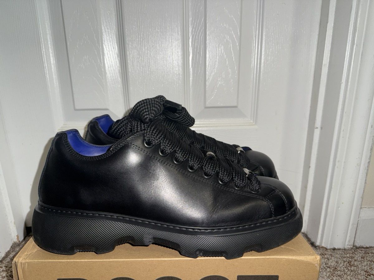 Burberry Burberry Ranger Black Leather Boots Size US 12 / EU 45 - 1 Thumbnail