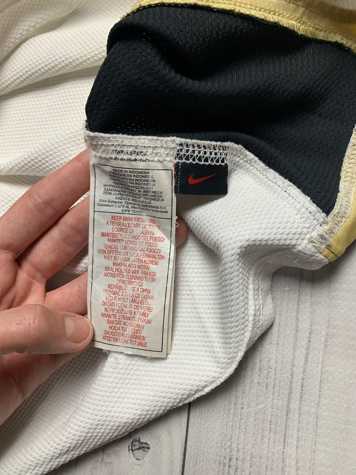 Nike × Vintage Vintage Nike Manchester United soccer jersey 8 Rooney size L Size US L / EU 52-54 / 3 - 5 Thumbnail