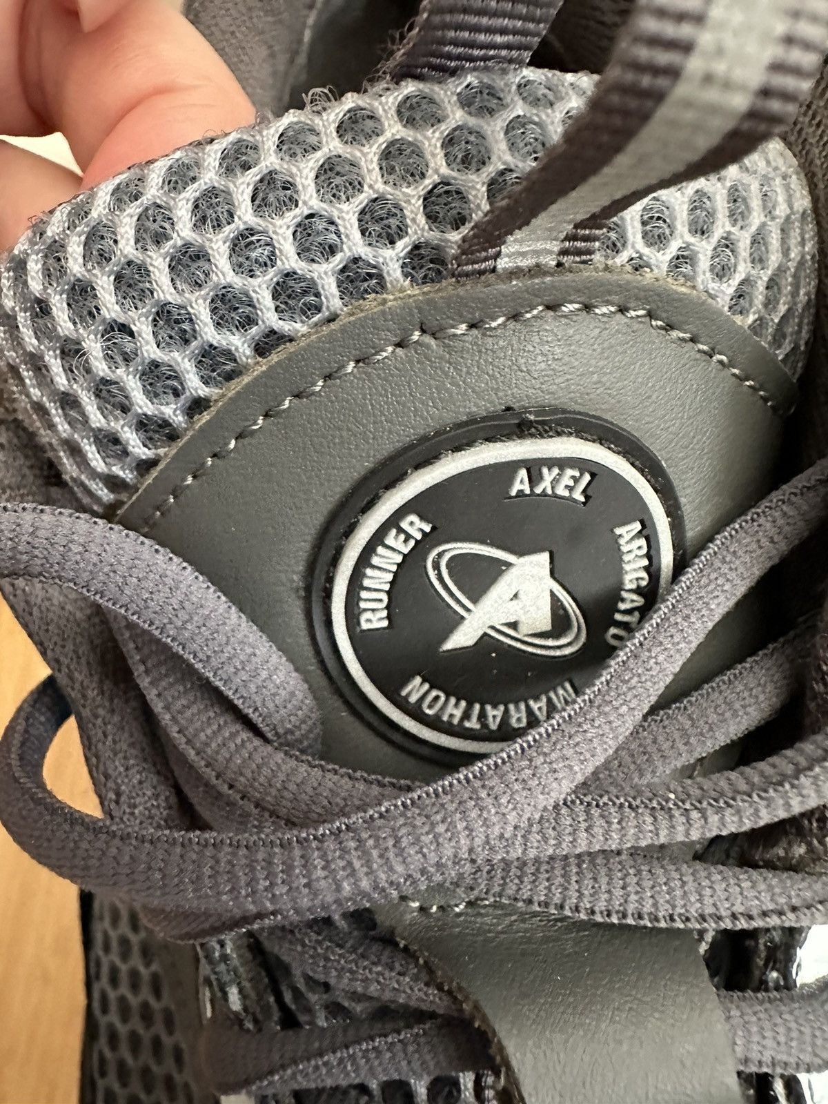 Axel Arigato Axel Arigato Marathon Runner Shoes Grey/ Black Size 11 Size US 11 / EU 44 - 9 Thumbnail