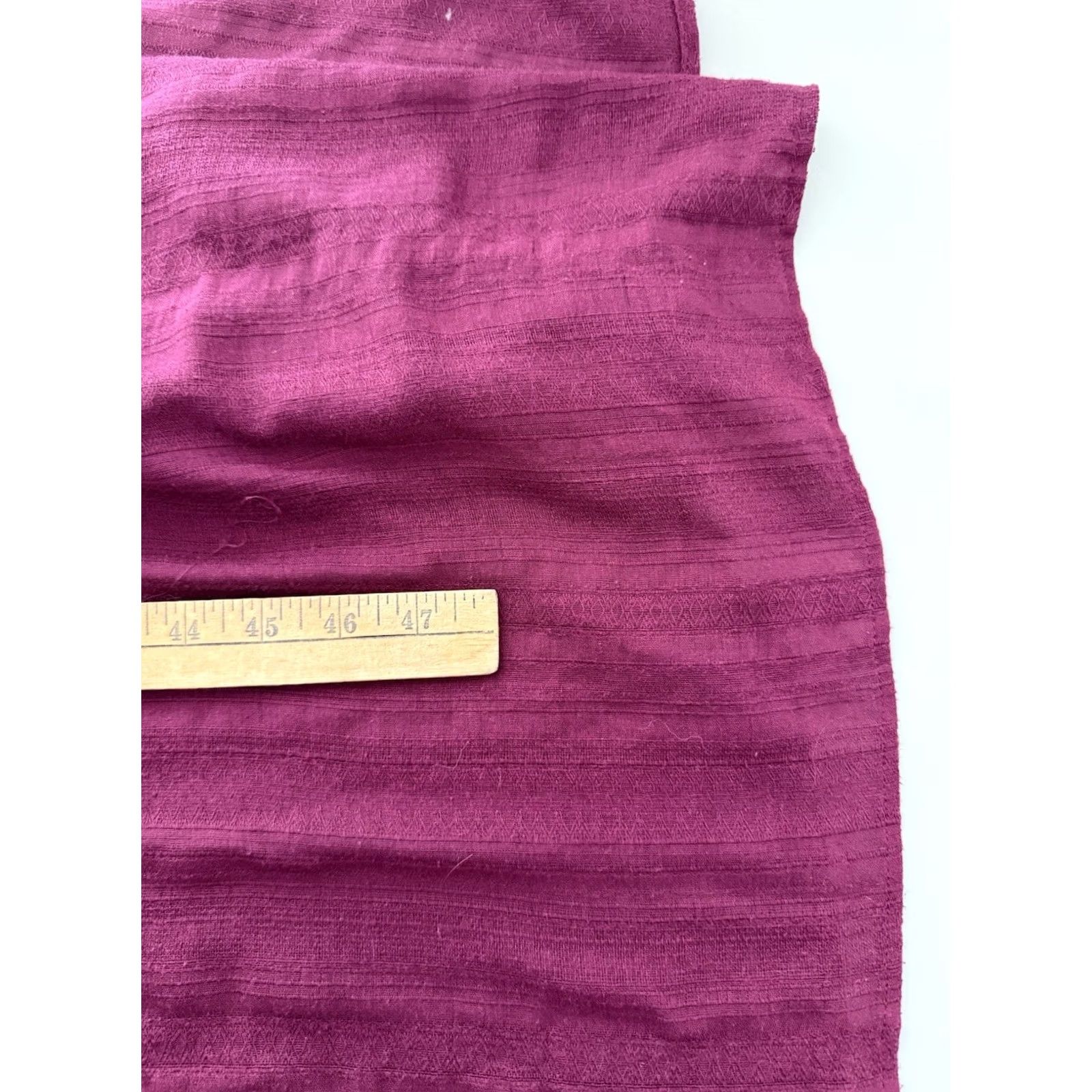 Vintage Universal Thread Womens Maroon Smocked Halter Top Maxi Dress Size L Side Slits Size L / US 10 / IT 46 - 7 Thumbnail