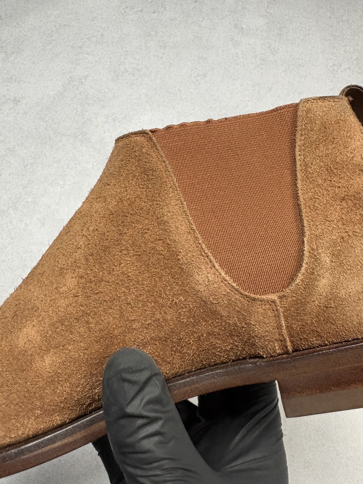 Crockett & Jones Crockett & Jones Cranford 3 Brown Camel Suede Chelsea Boots Size US 7.5 / EU 40-41 - 21 Thumbnail