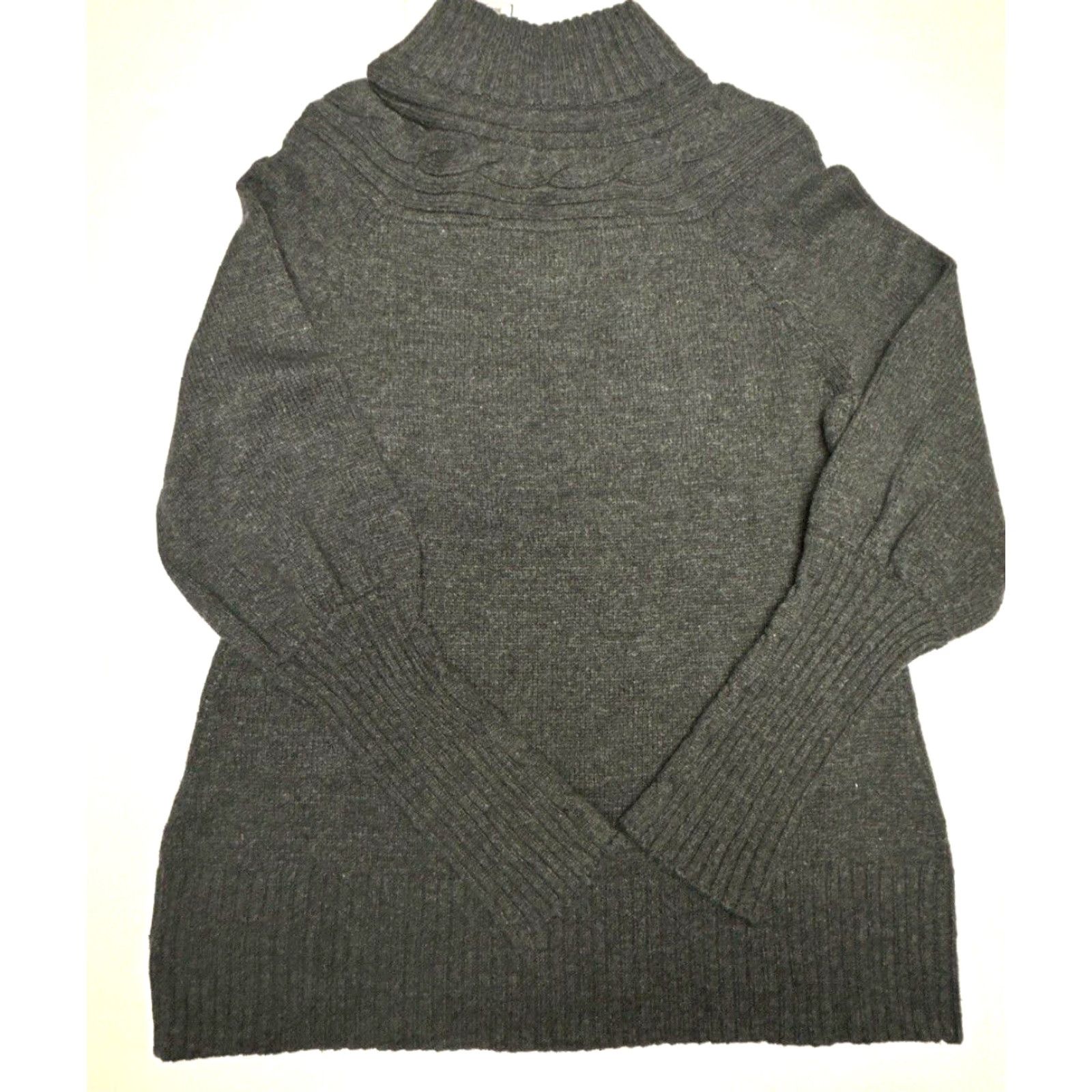 Vintage Columbia Womens XL 1/2 Zip Sweater Charcoal Size XL / US 12-14 / IT 48-50 - 4 Thumbnail