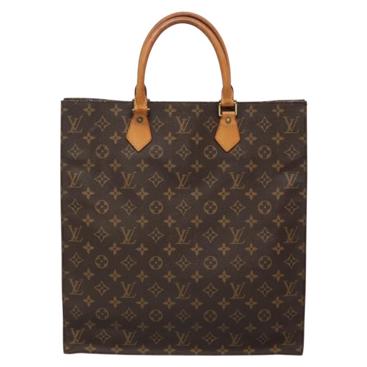 Louis Vuitton LOUIS VUITTON Monogram Sac Plat Hand Bag M51140 Size ONE SIZE - 13 Thumbnail