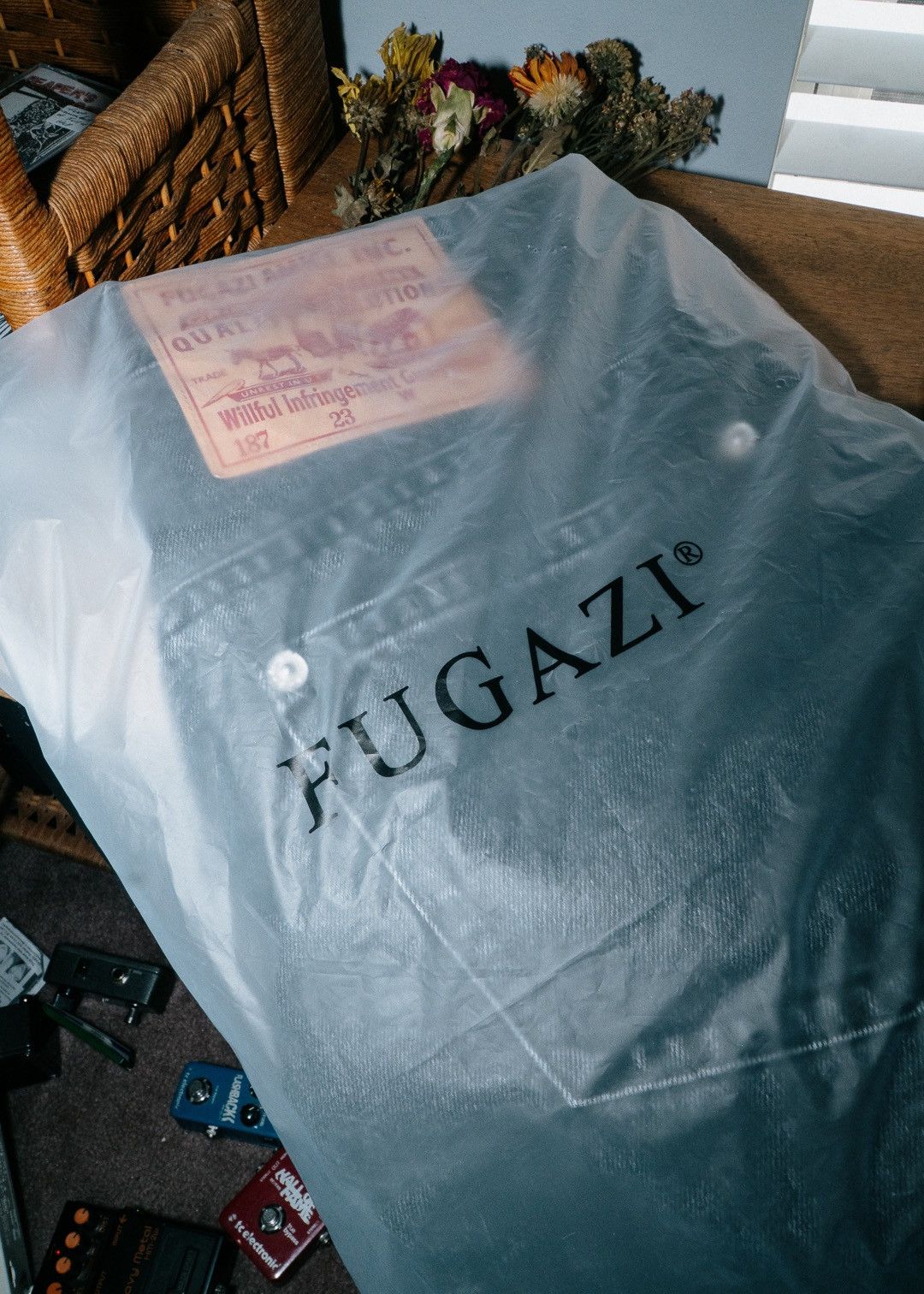 FUGAZI Brass Knuckle Denim Shorts : Washed Black