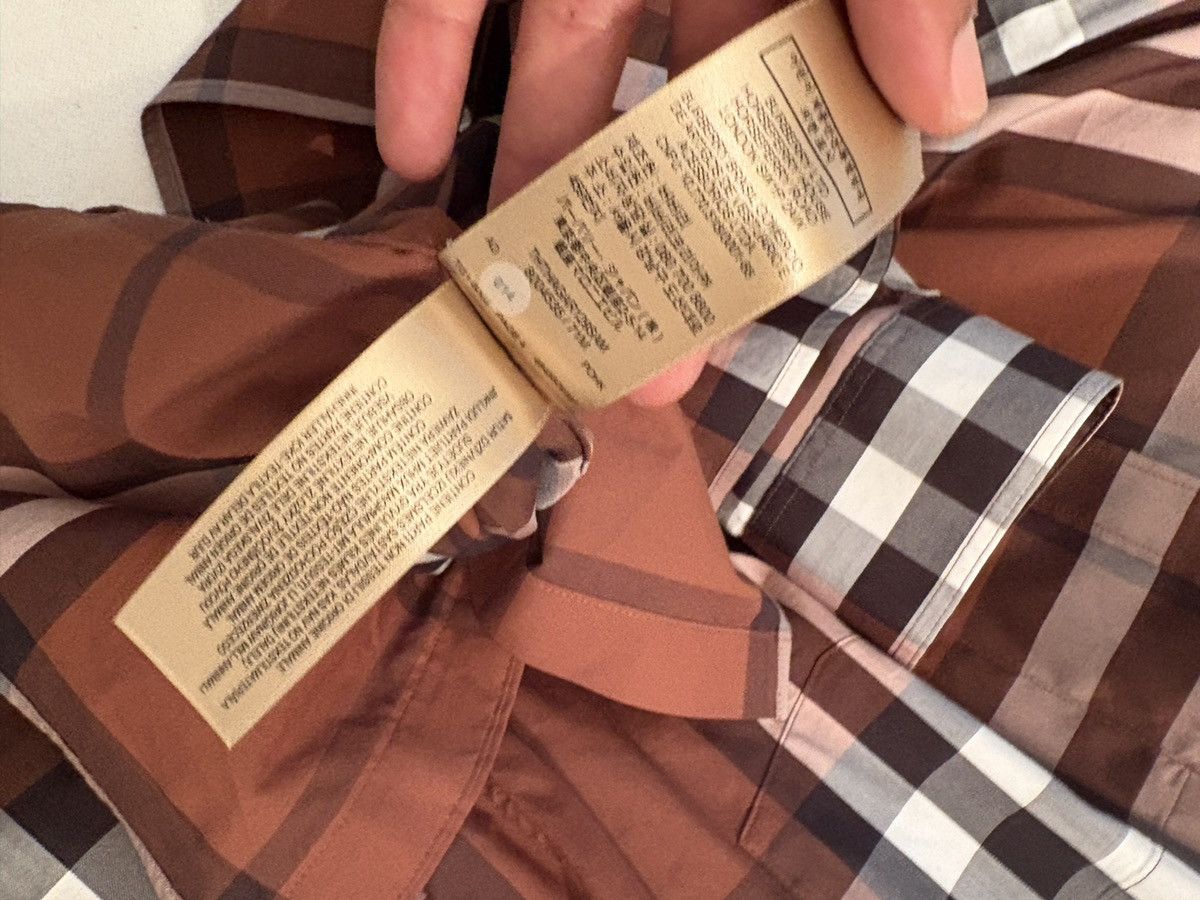 Burberry Burberry brown checked long sleeve shirt Size US M / EU 48-50 / 2 - 5 Thumbnail