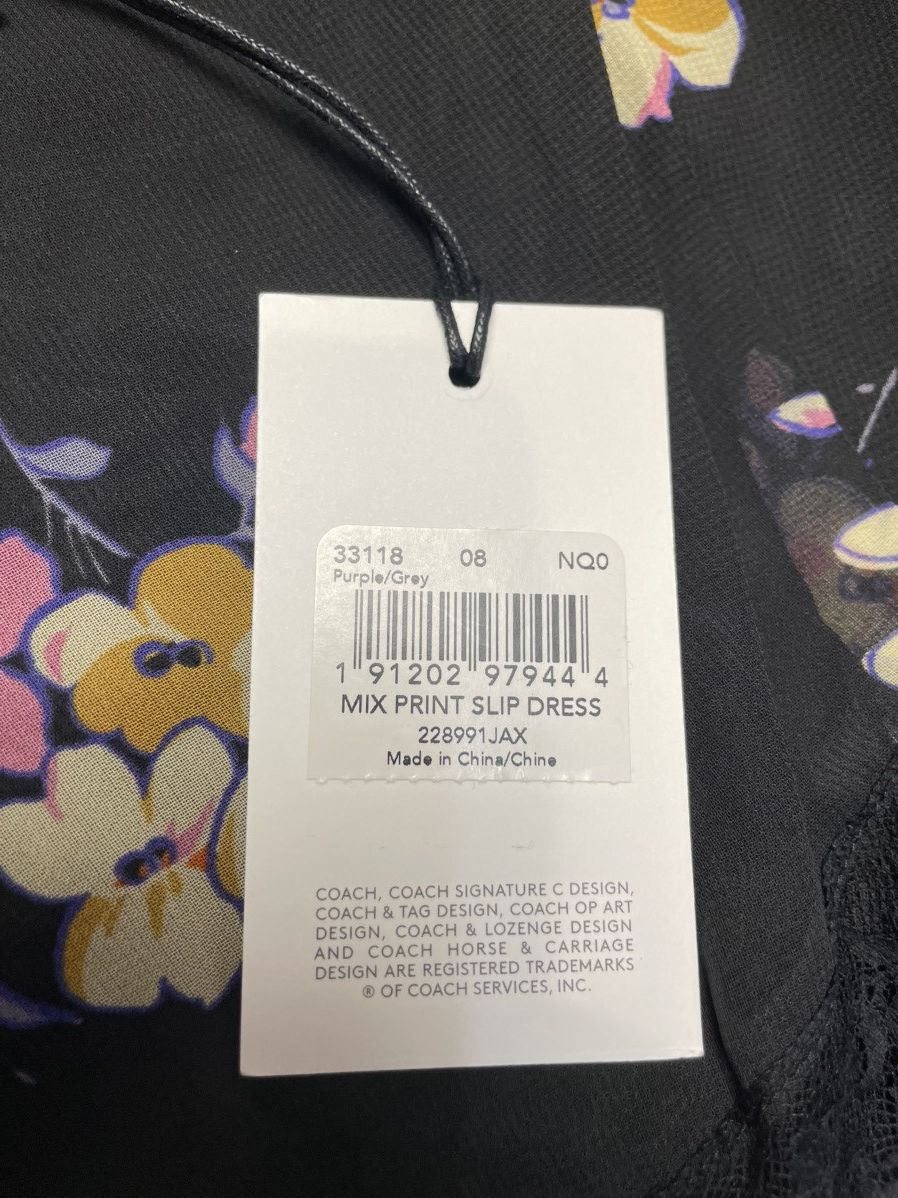 Coach New Coach Women Mix Print Slip Lined Dress Sleveless Size 8 Size M / US 6-8 / IT 42-44 - 13 Thumbnail