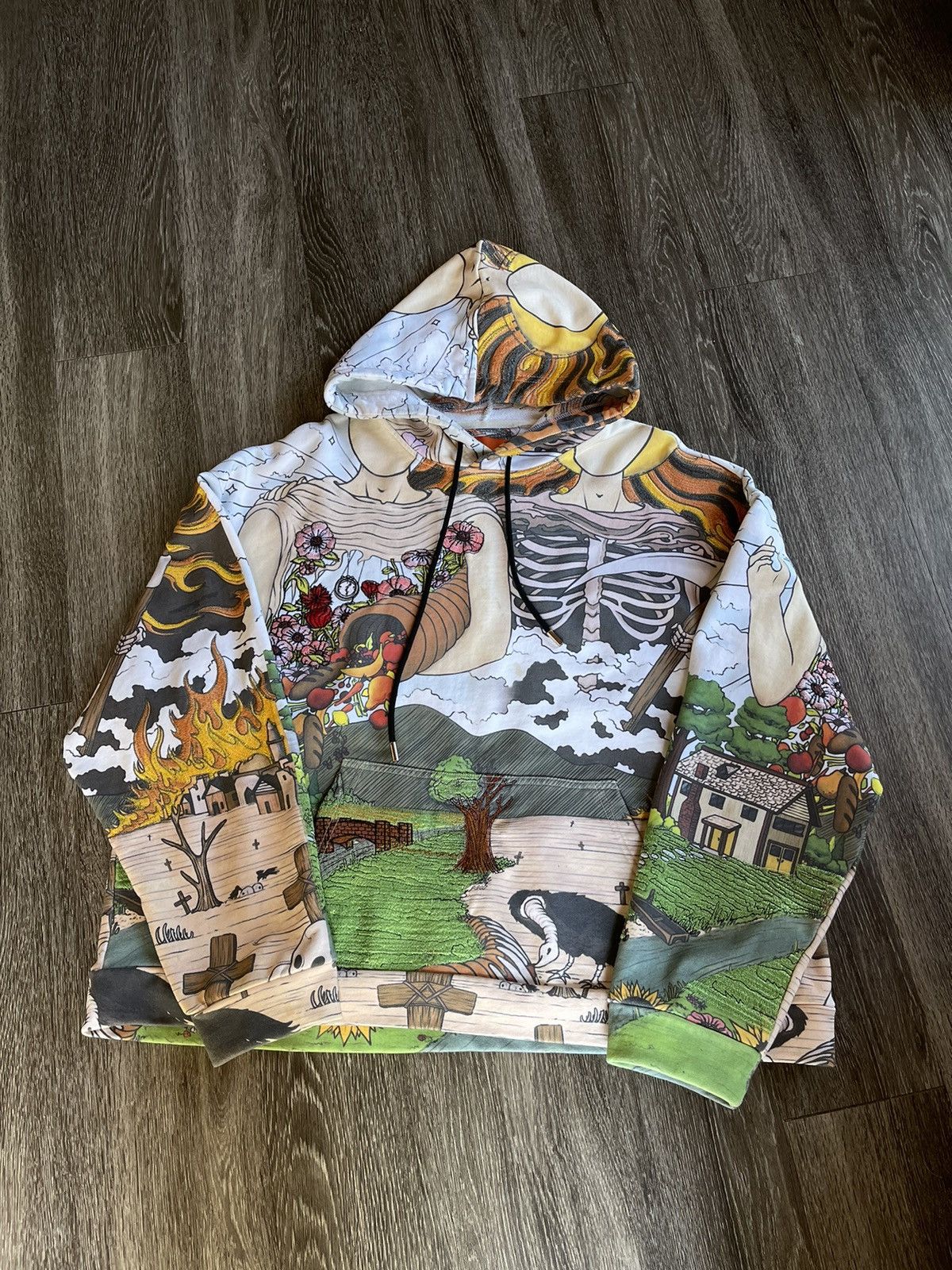 image of Who Decides War Transition Hoodie, Men's (Size Large)