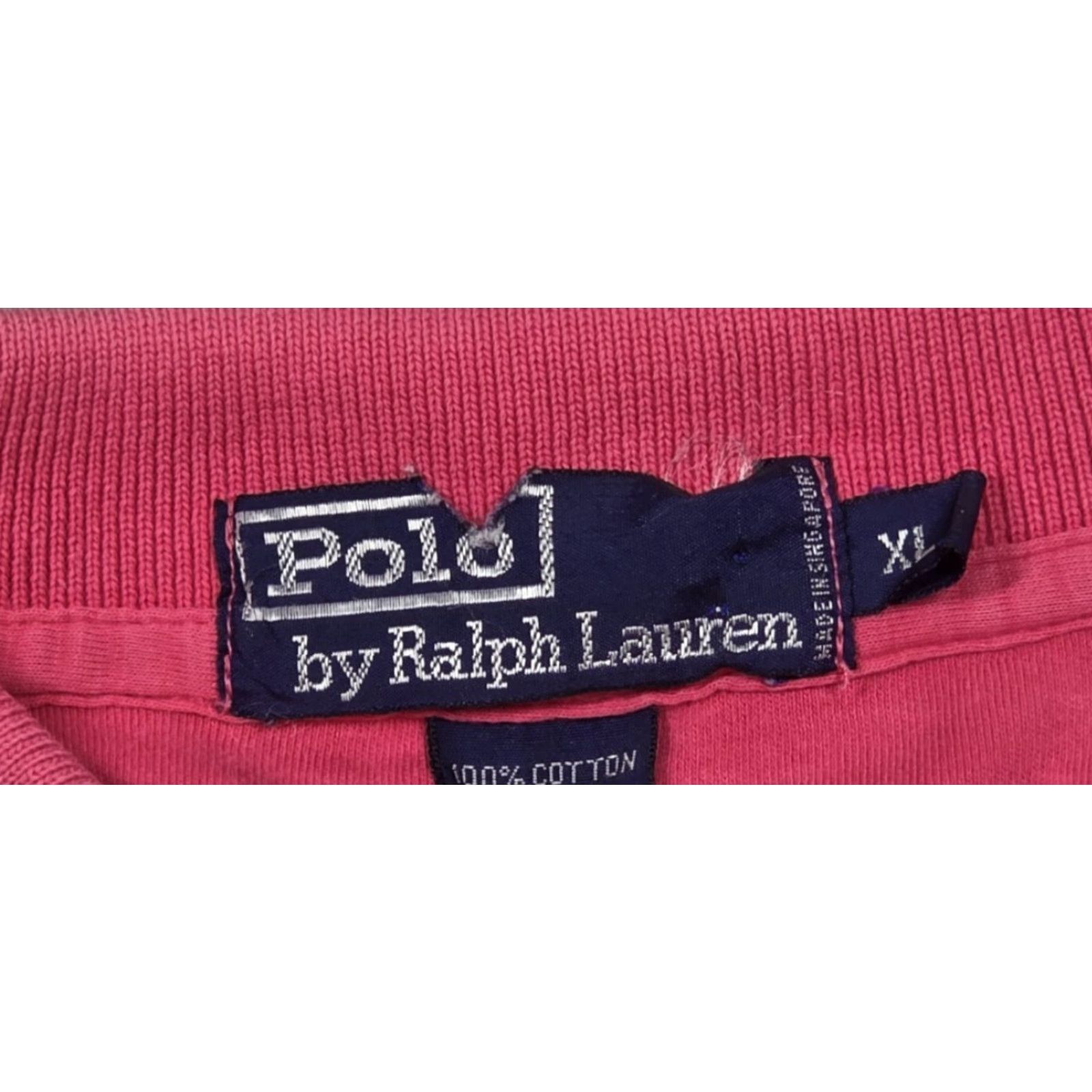 Polo Ralph Lauren Polo Ralph Lauren Polo Shirt XL Pink Mens Short Sleeve 90s Polo Shirt Polo Ralph Lauren Shirt Pink XL Mens Size US XL / EU 56 / 4 - 6 Thumbnail