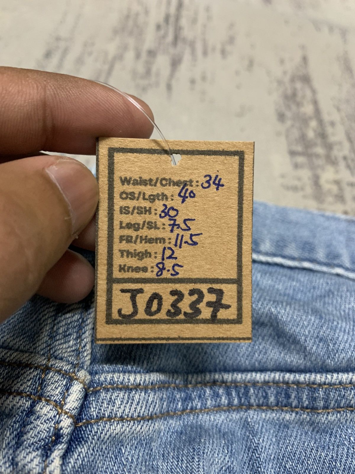 Japanese Brand W34x30 Vintage Uniqlo Distressed Jeans Kapital Style Size US 34 / EU 50 - 16 Thumbnail