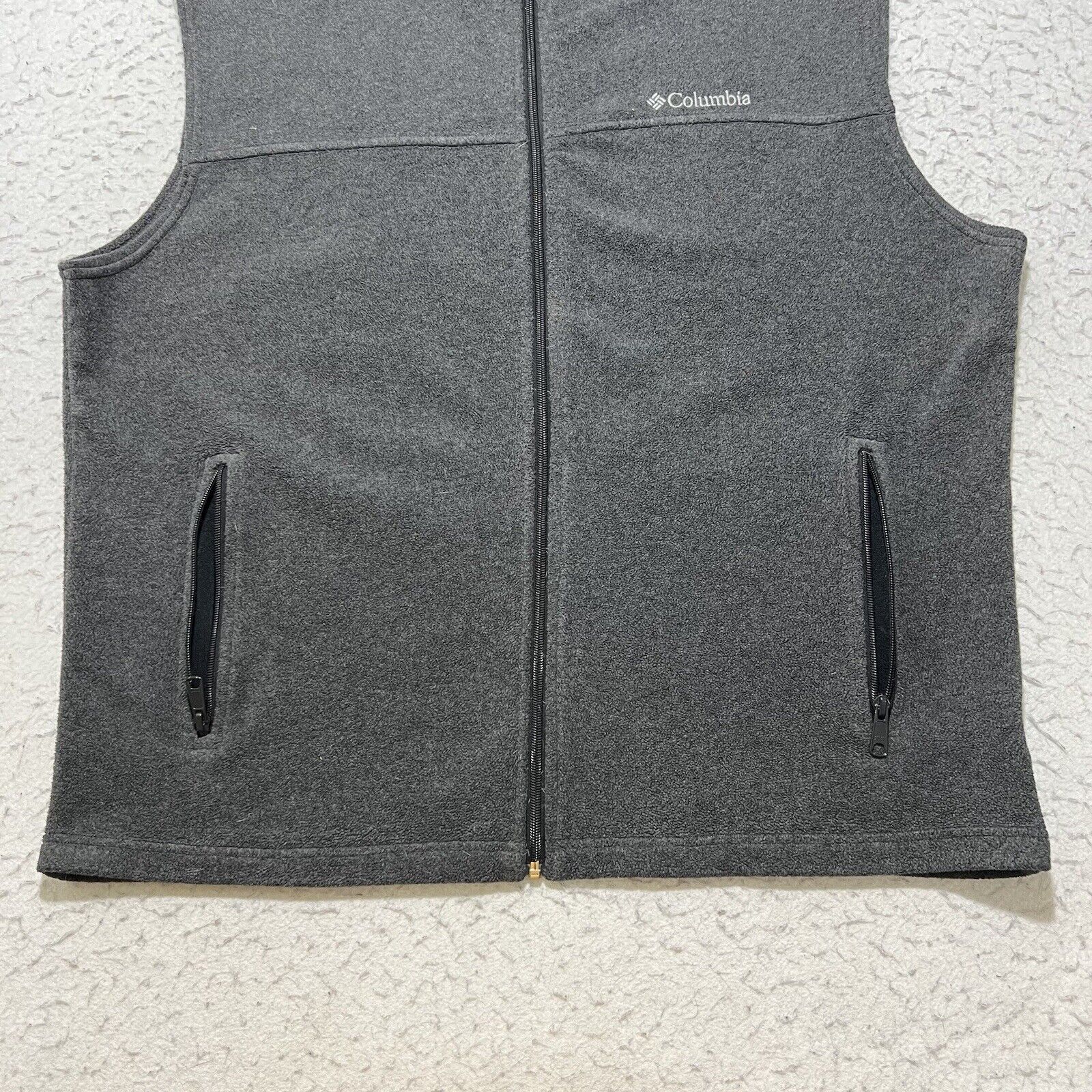 Columbia Columbia Fleece Full Zip Vest Sweatshirt Zipper Pockets Size US XL / EU 56 / 4 - 5 Thumbnail