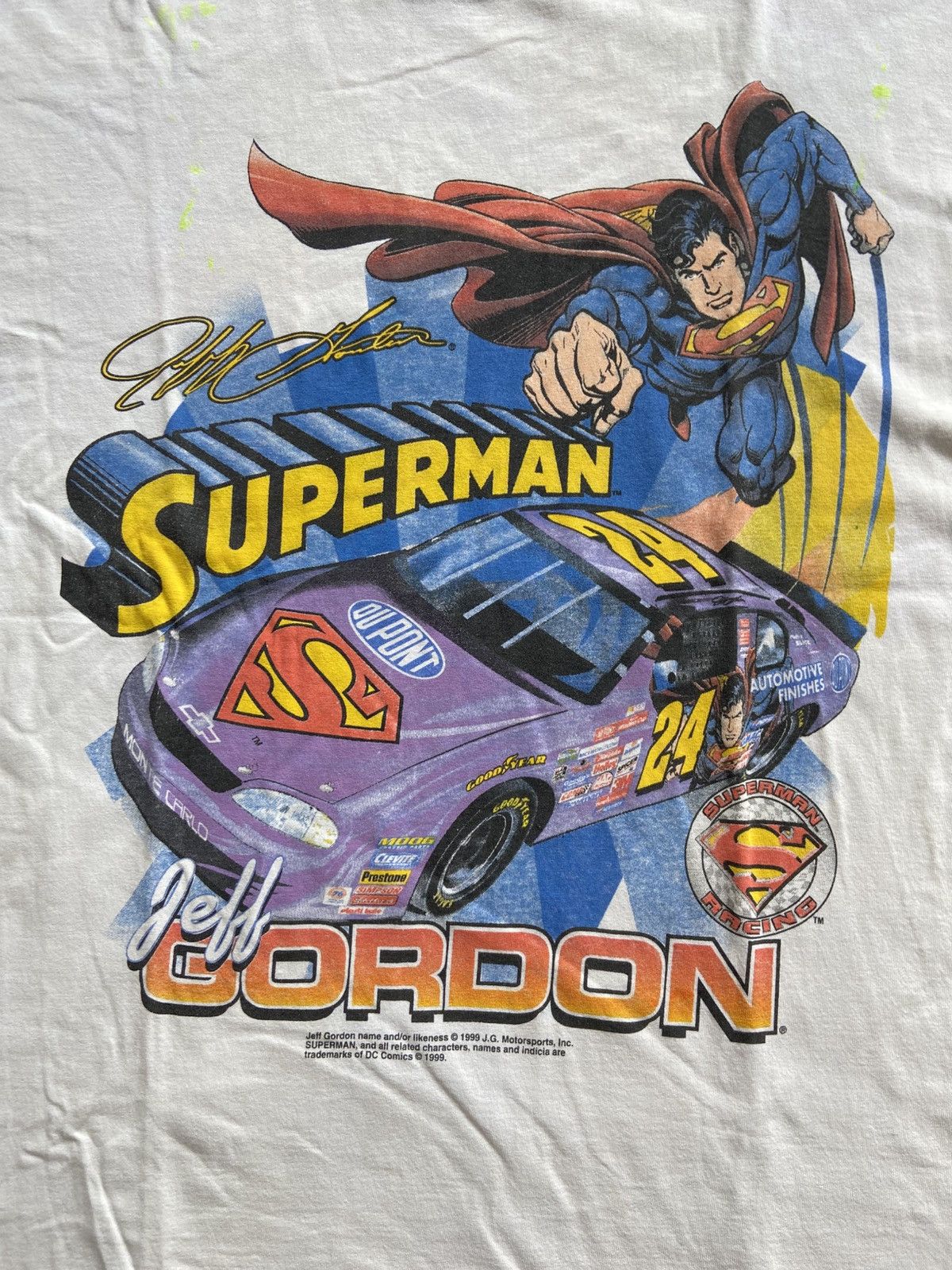 NASCAR Jeff Gordon Nascar Team Vintage Tshirt Size US XL / EU 56 / 4 - 2 Thumbnail