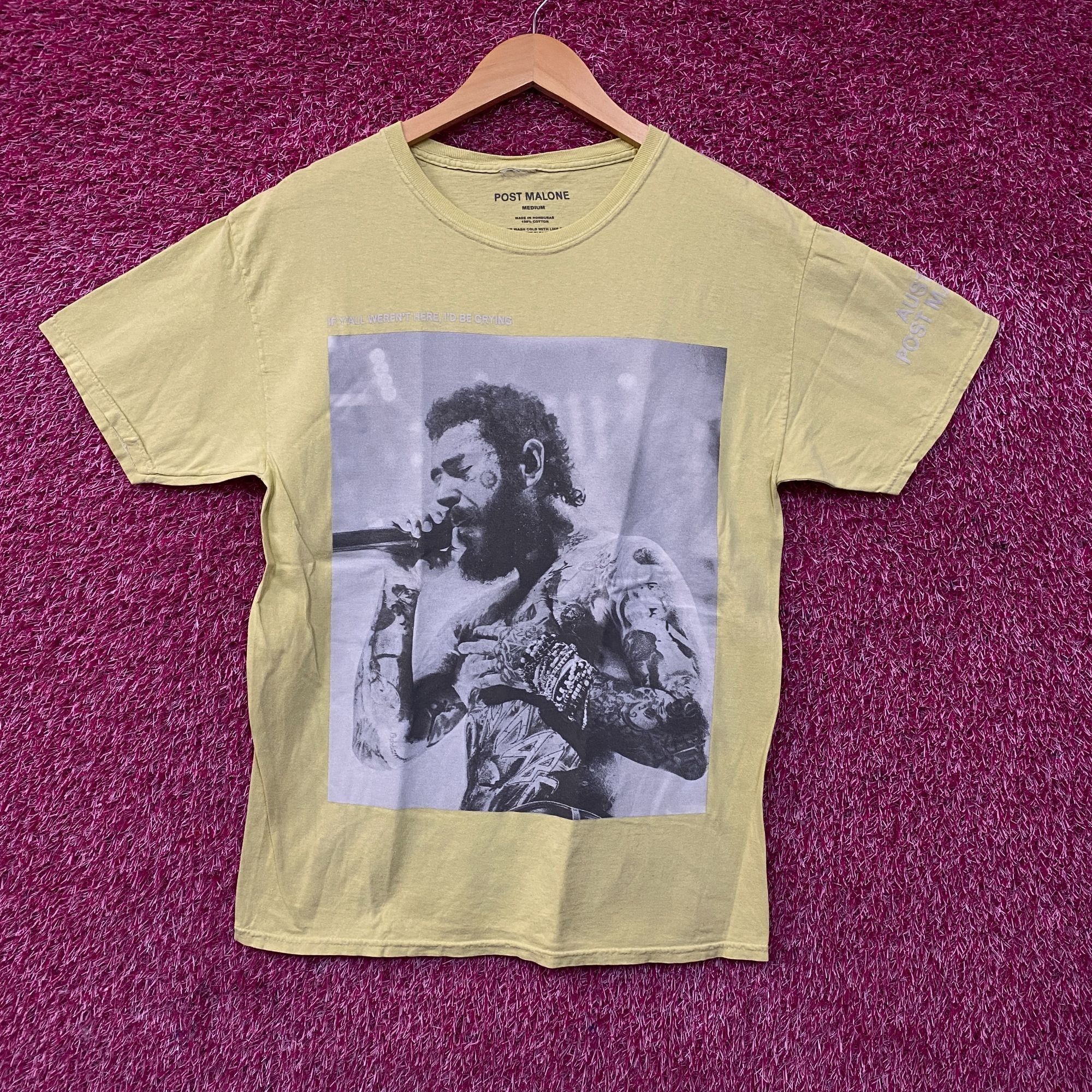 Rap Tees Post Malone Retro Graphic T-Shirt Medium Size US M / EU 48-50 / 2 - 1 Thumbnail