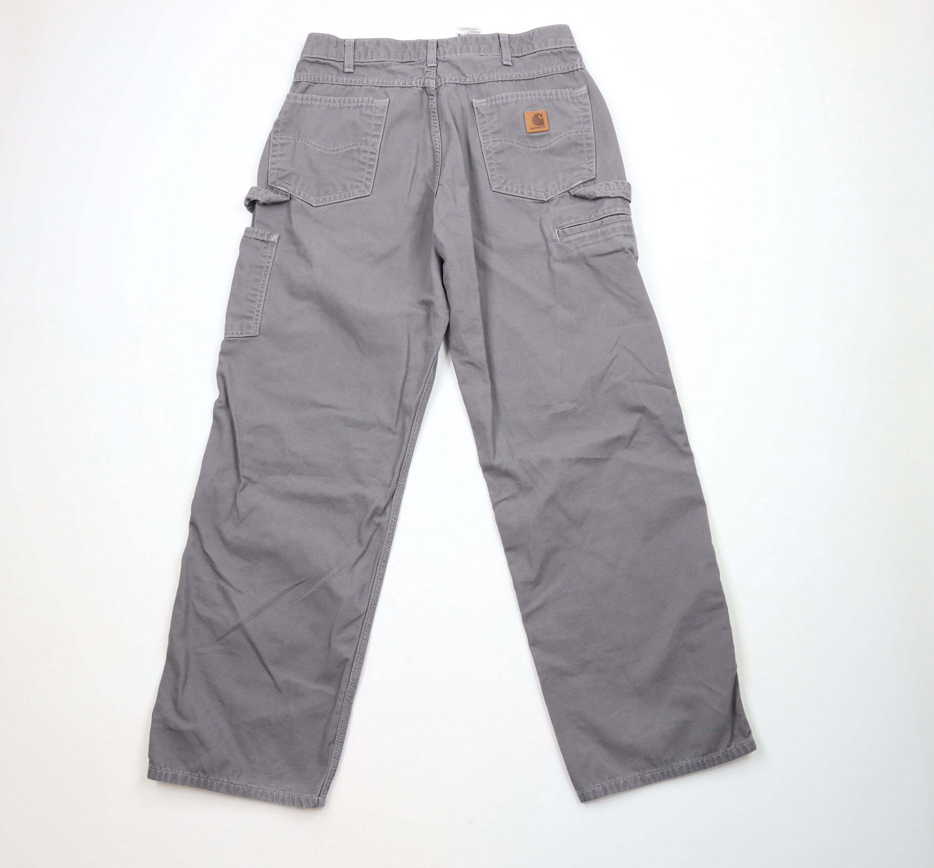 Carhartt × Vintage Vintage Carhartt Canvas Loose Original Fit Wide Leg Pants Size US 32 / EU 48 - 9 Thumbnail