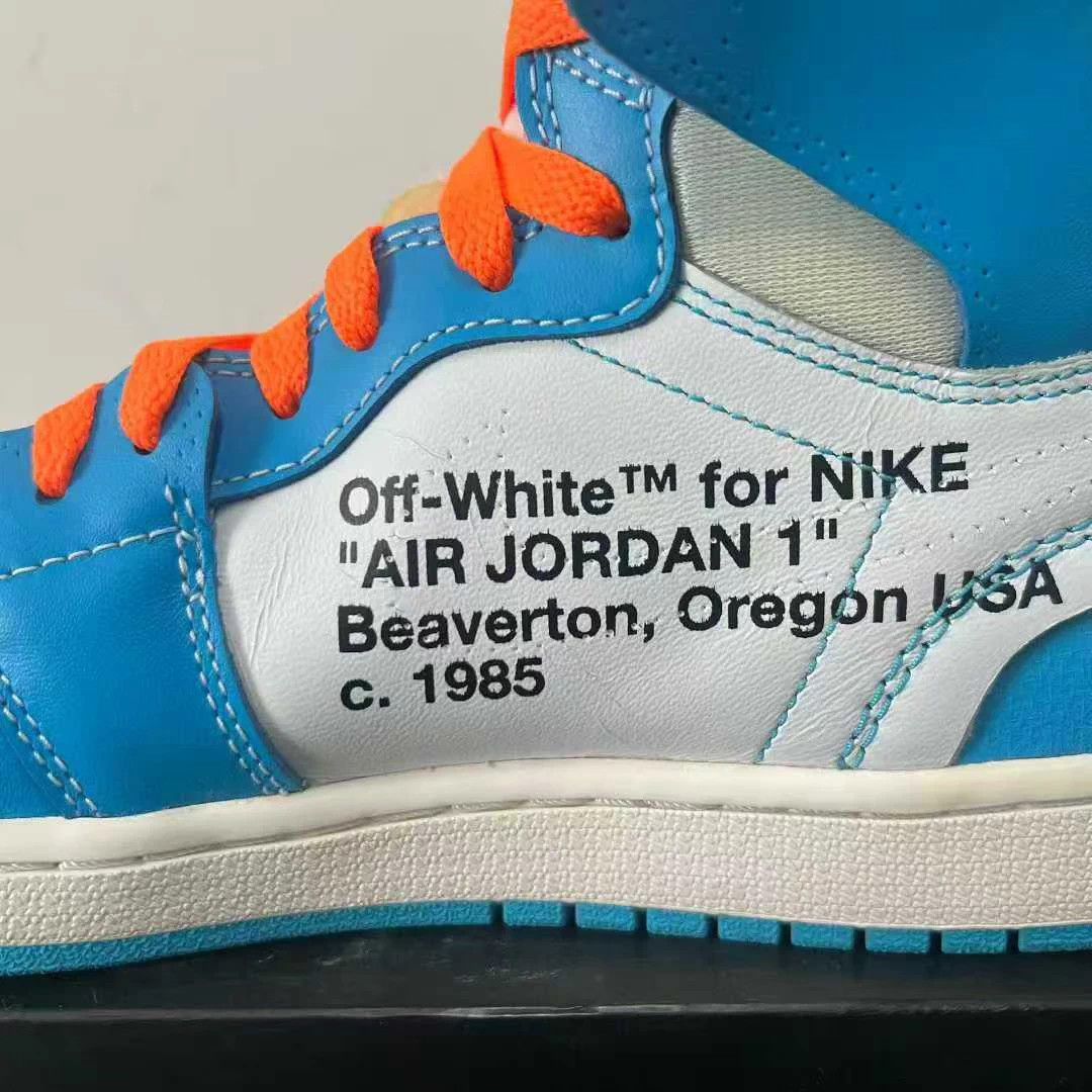 Nike Air Jordan 1 University Blue 40.5 Good Wear Laces Size US 7.5 / EU 40-41 - 7 Thumbnail