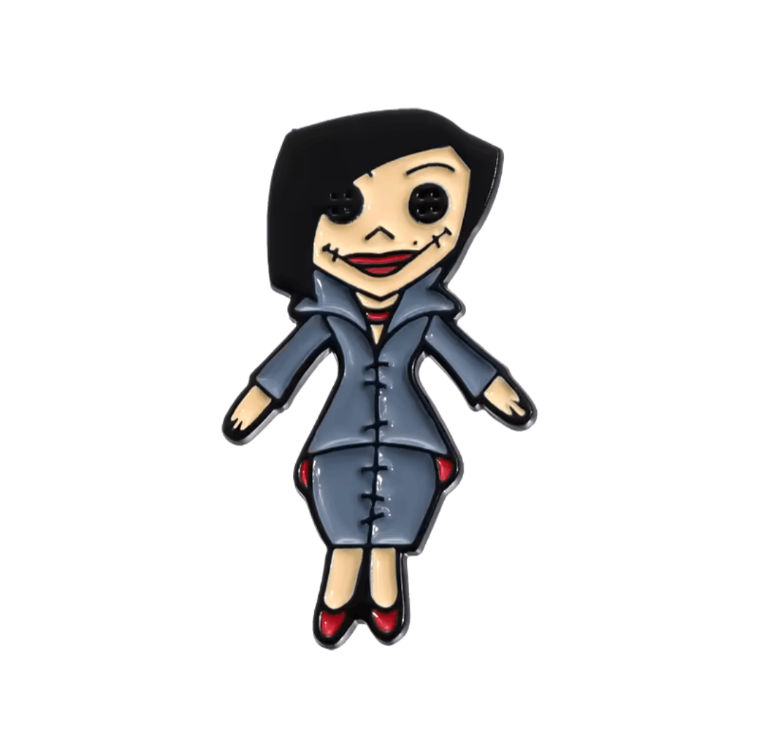 Japanese Brand CORALINE - OTHER MOM Enamel Lapel Metal Pin NEW Size ONE SIZE - 1 Thumbnail