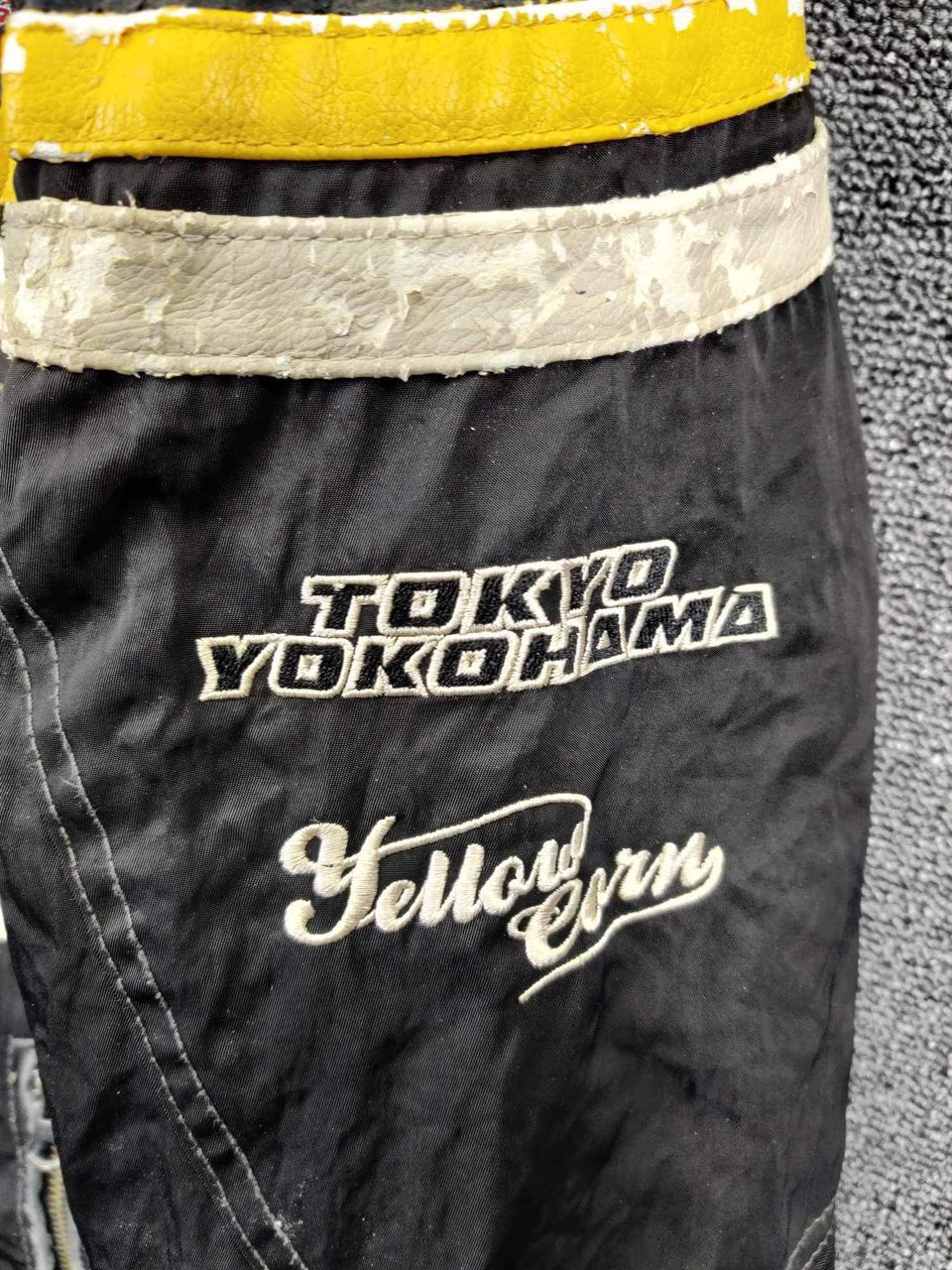 YELLOW CORN Vintage Yellow Corn Bikers Jacket With Riding Size US M / EU 48-50 / 2 - 12 Thumbnail