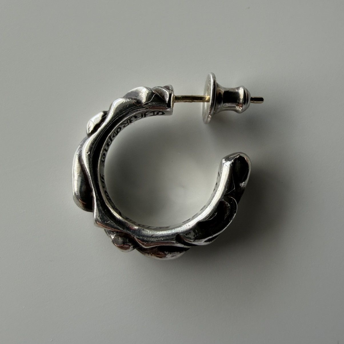 (。・ω・。)専用CHROME HEARTS HOOP SCROLL Chrome Hearts Scroll Hoop Earring - Hoop, Earrings - CHH28976