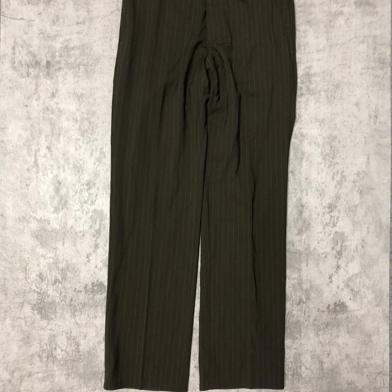 Other Brown pinstripe trousers with a 34" waist and 31" inseam Size US 32 / EU 48 - 1 Thumbnail