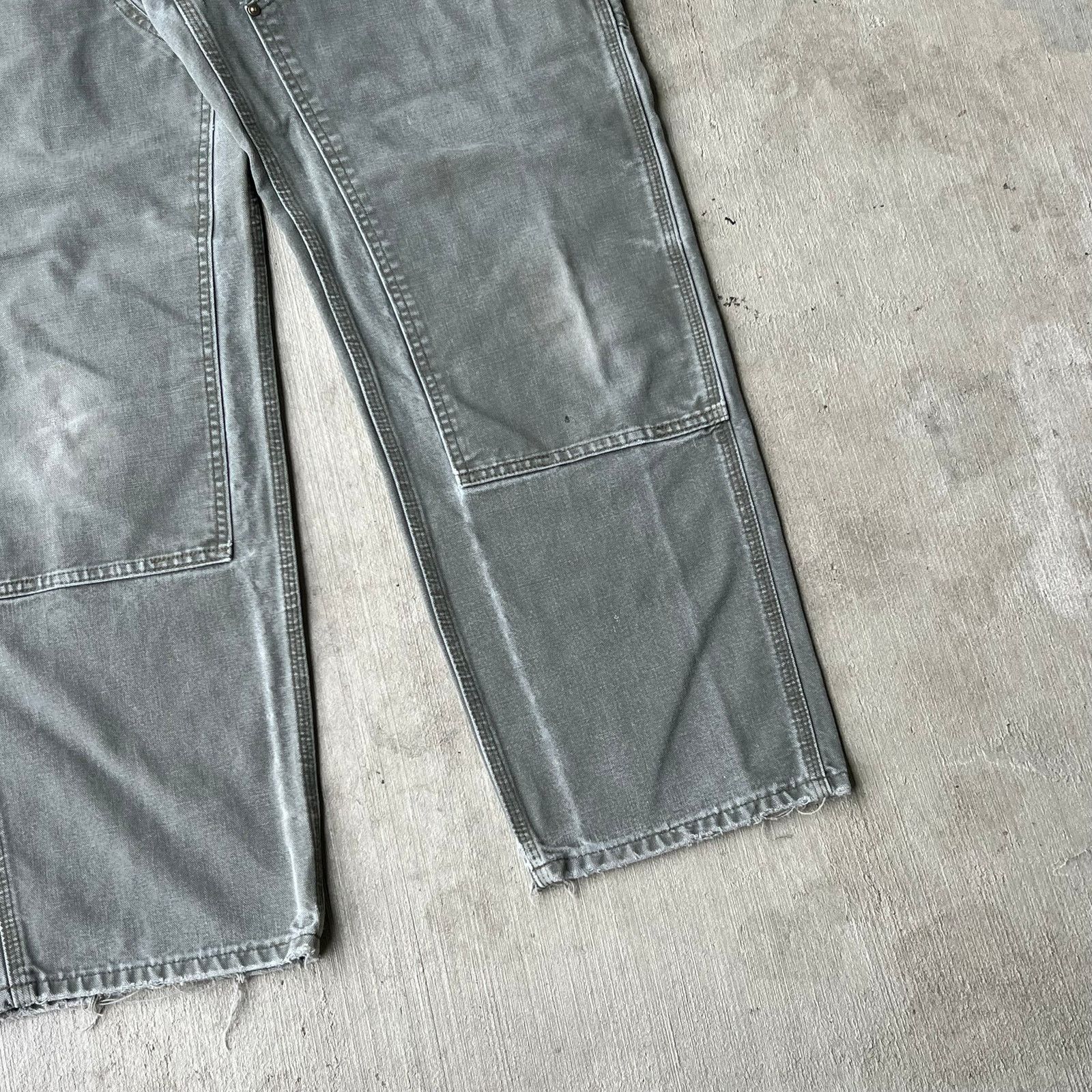 Carhartt × Vintage Carhartt faded green double knee work wear carpenter pants Size US 34 / EU 50 - 13 Thumbnail