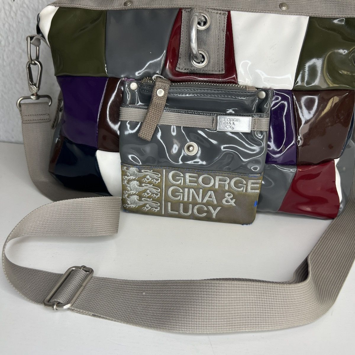 George Gina & Lucy × Japanese Brand × Vintage George Gina & Lucy GGL Vintage Bag Retro Y2K Drill Rare Hype Size ONE SIZE - 4 Thumbnail