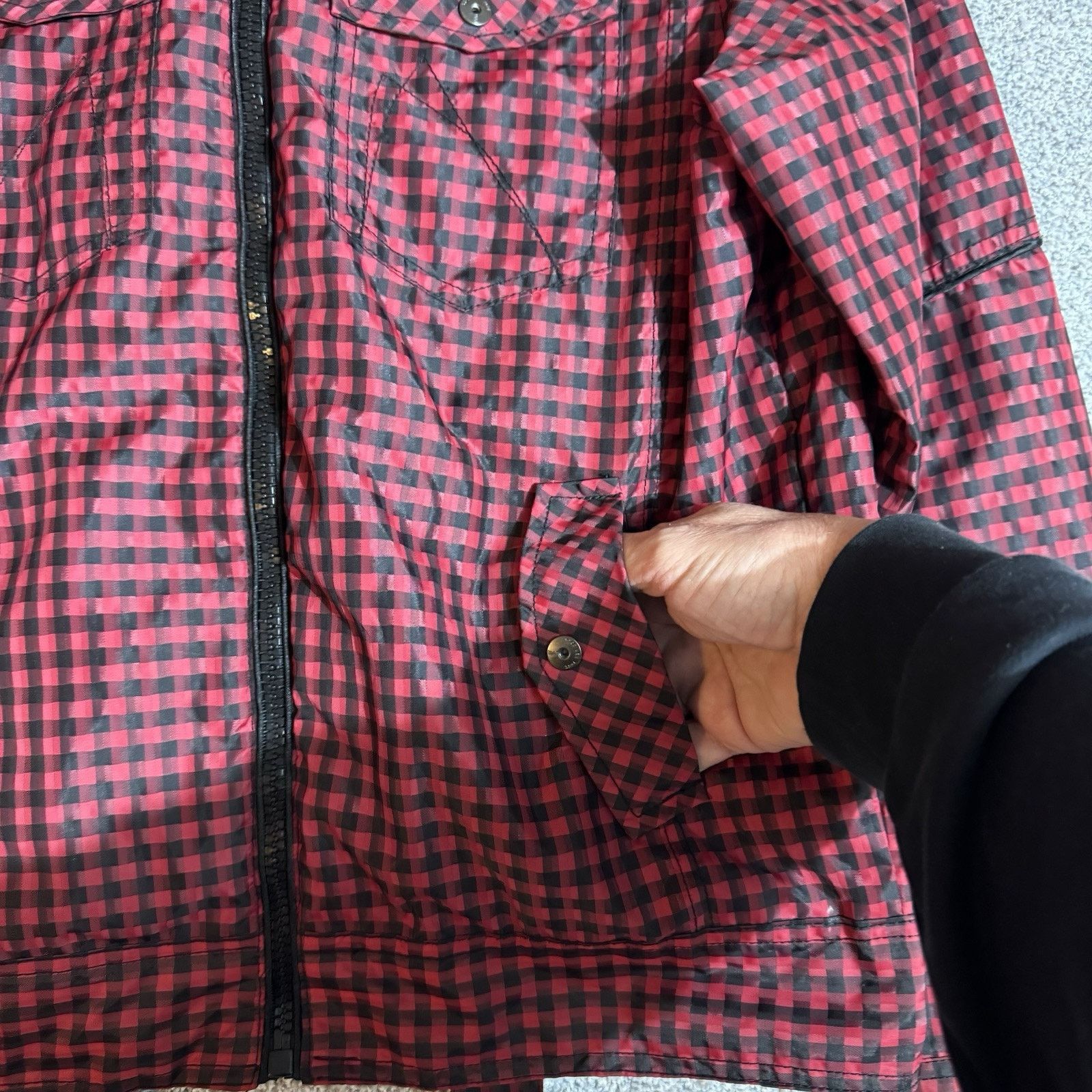 Other Xios Jacket Men M Grunge Streetwear Biker Punk Y2K Look Size M / US 6-8 / IT 42-44 - 5 Thumbnail