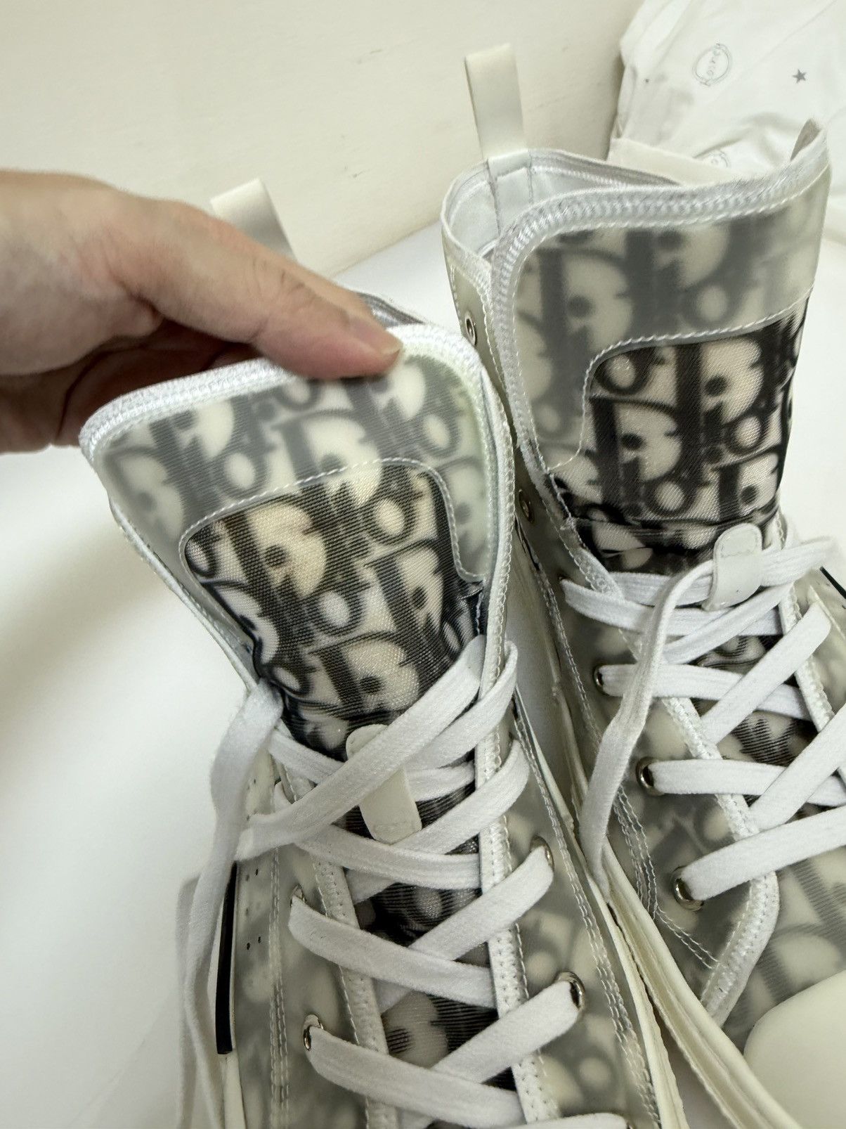 Dior Dior High Top Logo Oblique Size US 10 / EU 43 - 9 Thumbnail