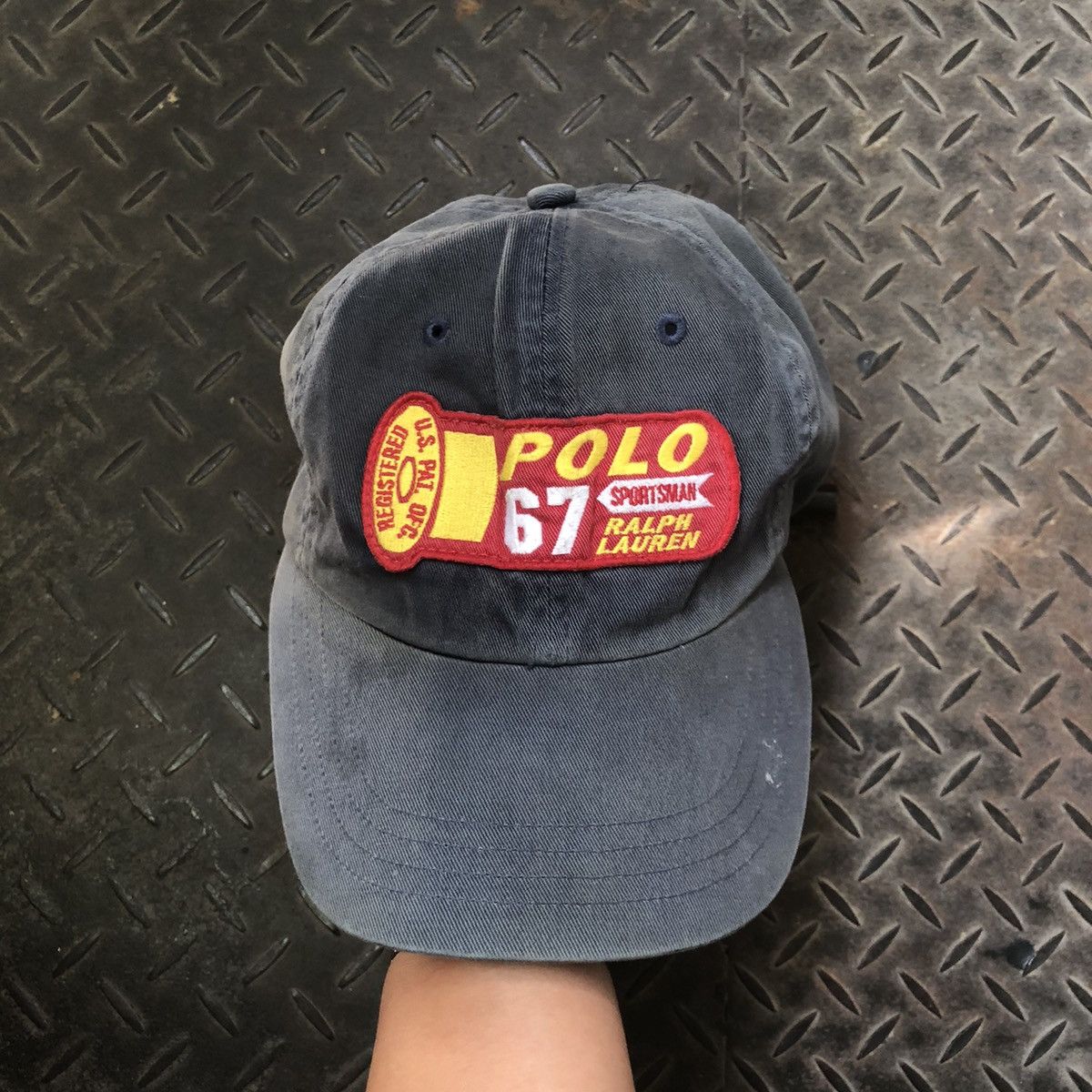 Polo Ralph Lauren 🔥RARE🔥 Vintage Polo Sportsman 67 Sunfaded Hat Size ONE SIZE - 1 Thumbnail