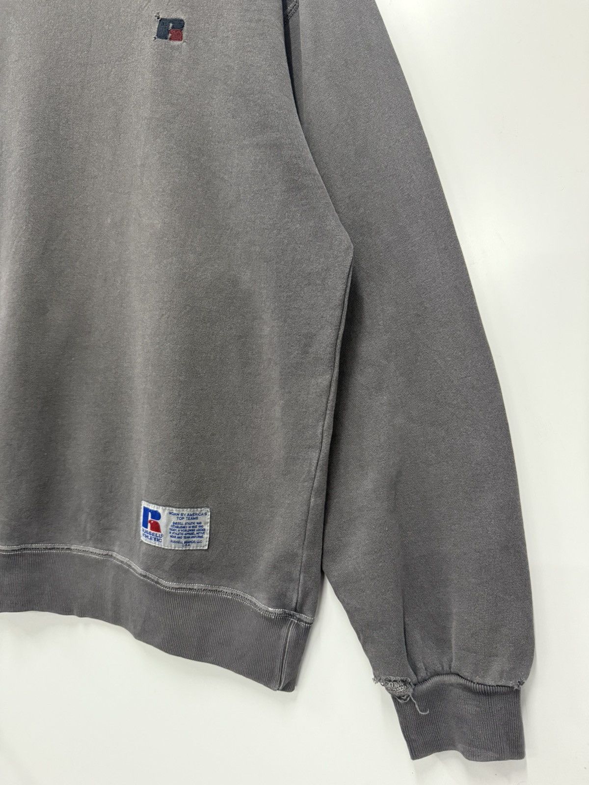 Russell Athletic 🔥 Russel Athletic Dyed Distressed Plain Roundneck Sweat Size US M / EU 48-50 / 2 - 2 Thumbnail