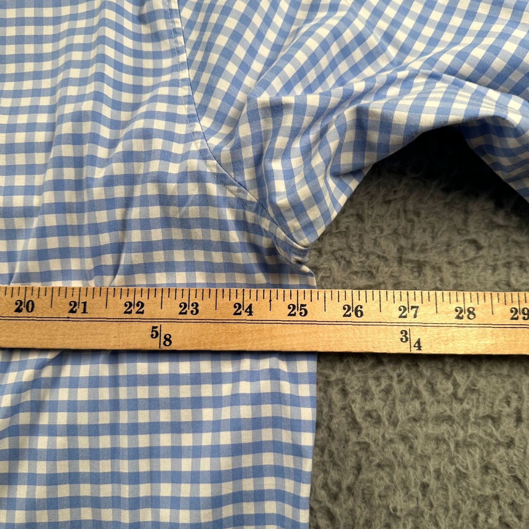 Vineyard Vines VINEYARD VINES Shirt Mens XL Blue White Gingham OTG Performance Button Down Shirt Size US XL / EU 56 / 4 - 6 Thumbnail