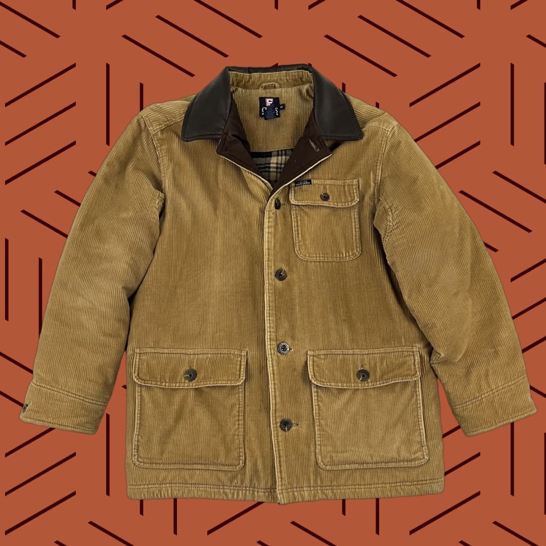 Chaps VTG Chaps Ralph Lauren Jacket Mens Medium Brown Corduroy Barn Chore Field Coat Size US M / EU 48-50 / 2 - 1 Thumbnail