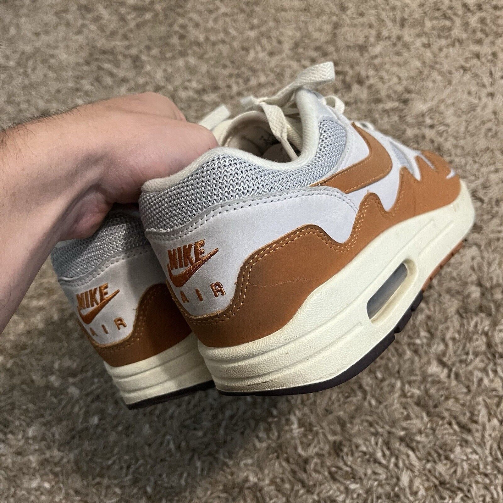 Nike Air Max 1 Patta Waves Monarch DH1348-001 Sneakers Shoes Size US 8 / EU 41 - 4 Thumbnail