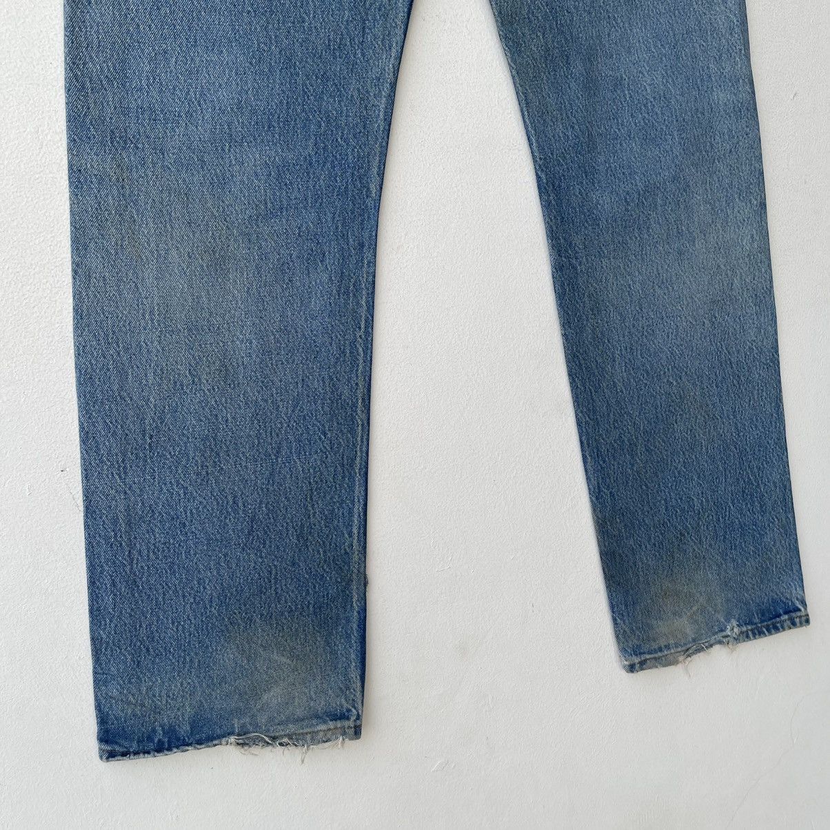 Levi's Vintage 80s Levi's 501 Denim Jeans Faded Distressed Size US 34 / EU 50 - 12 Thumbnail