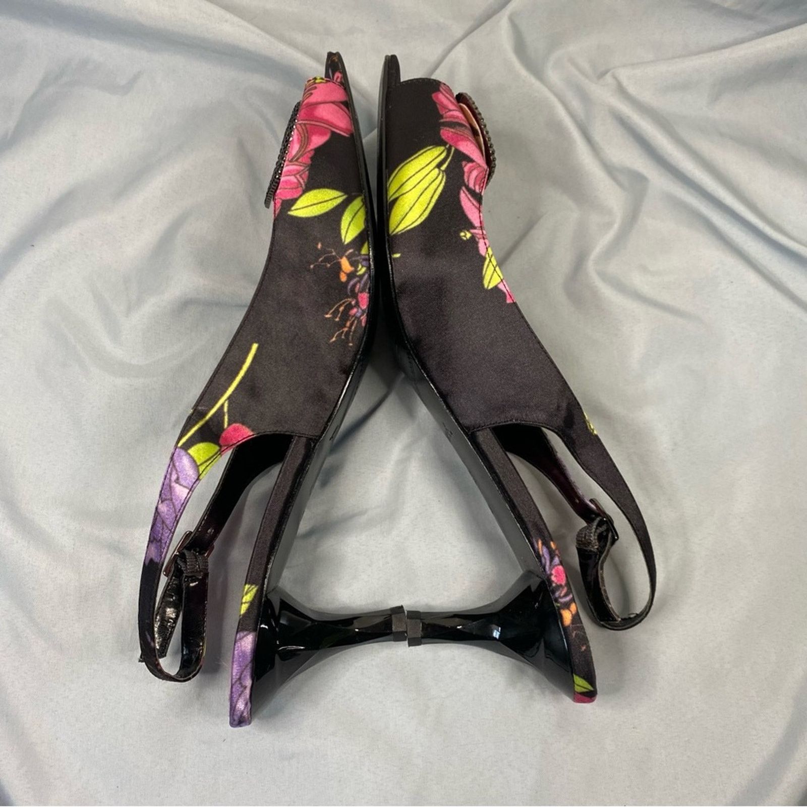 Other J. Renee classic floral satin slingback sandal Size 10 Size US 10 / IT 40 - 5 Thumbnail